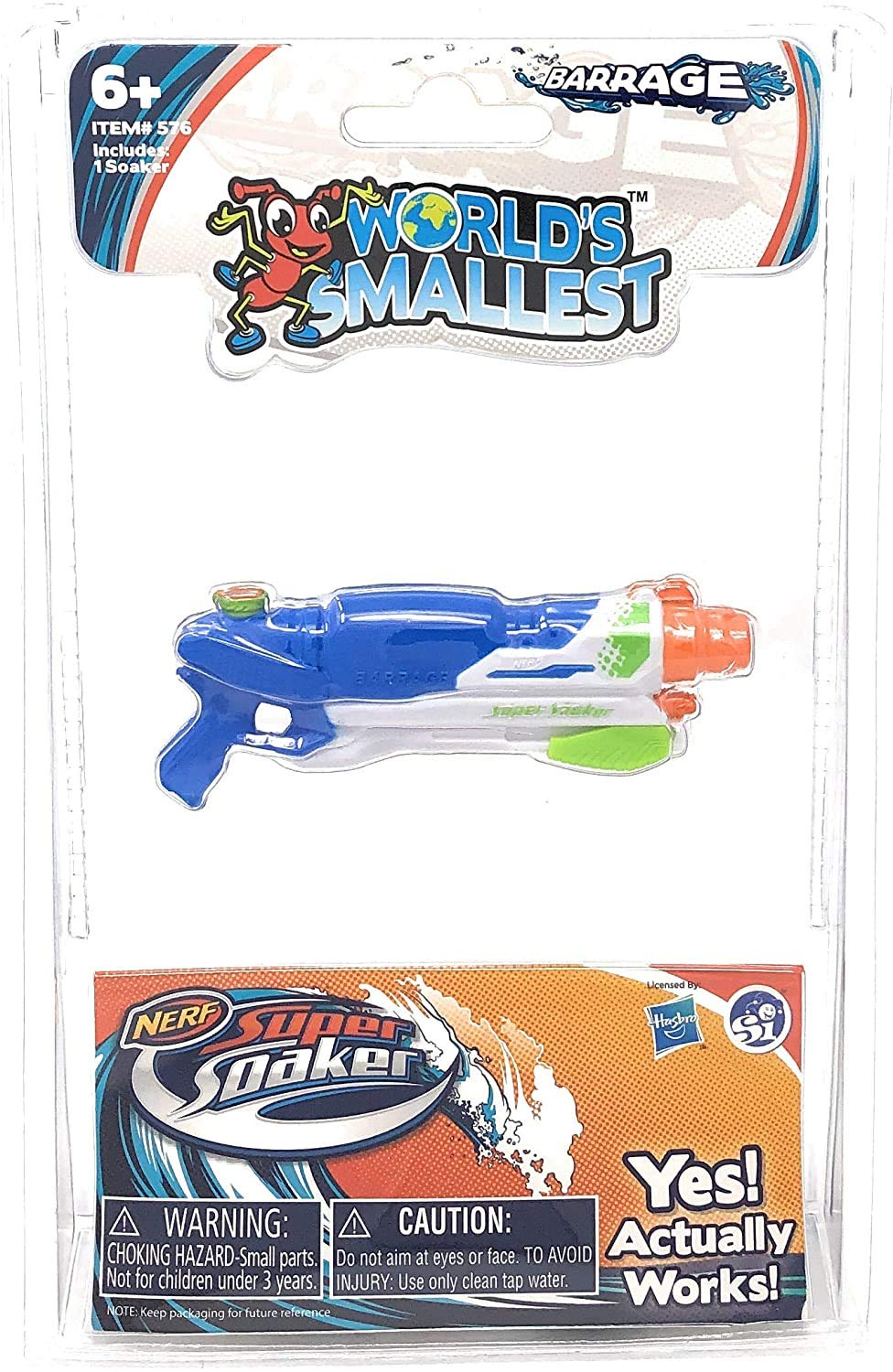 Juego de Super Soakers World's Smallest SS50 Barrage Scatter Blast Multicolor