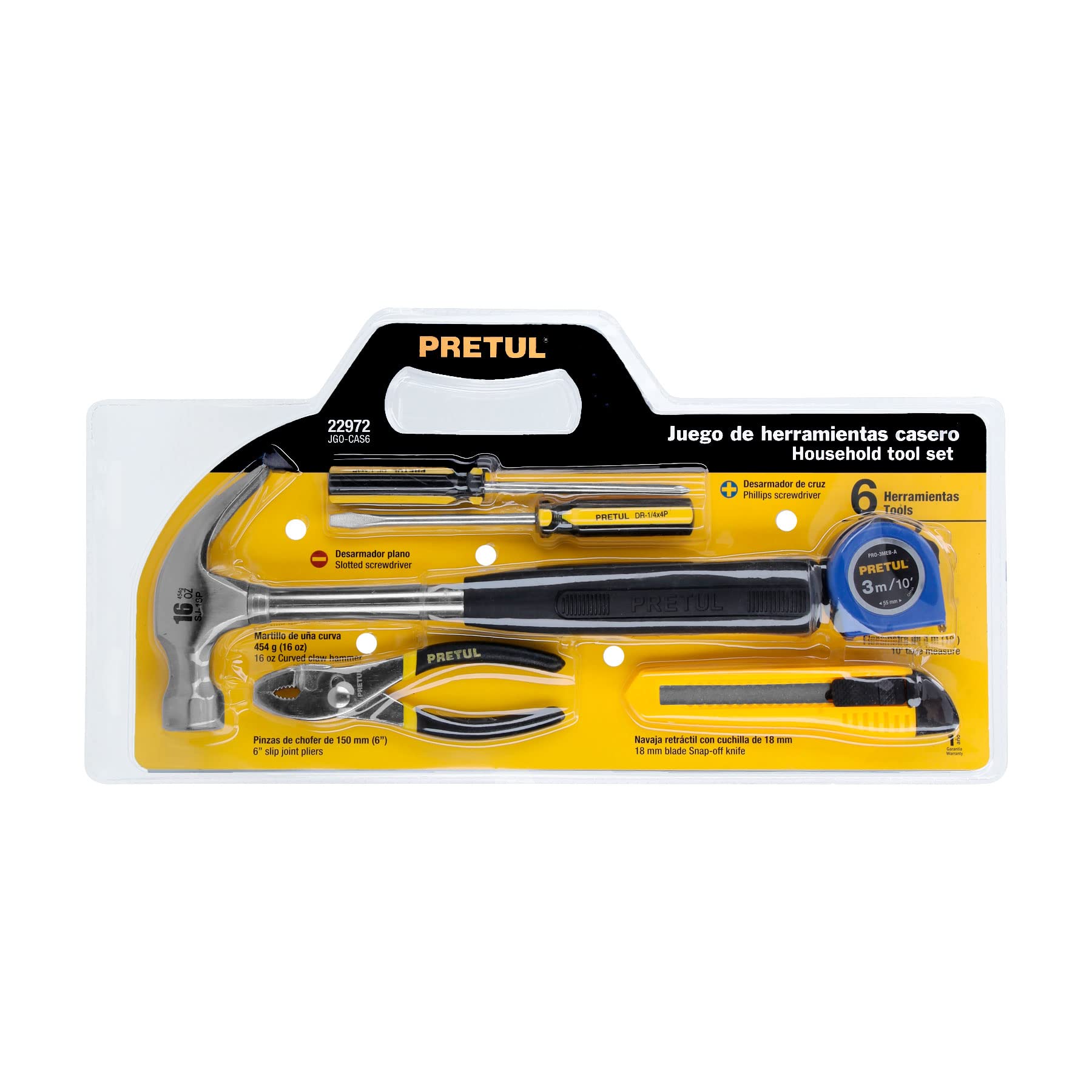 Juego de Herramientas Pretul 6 Piezas Casero