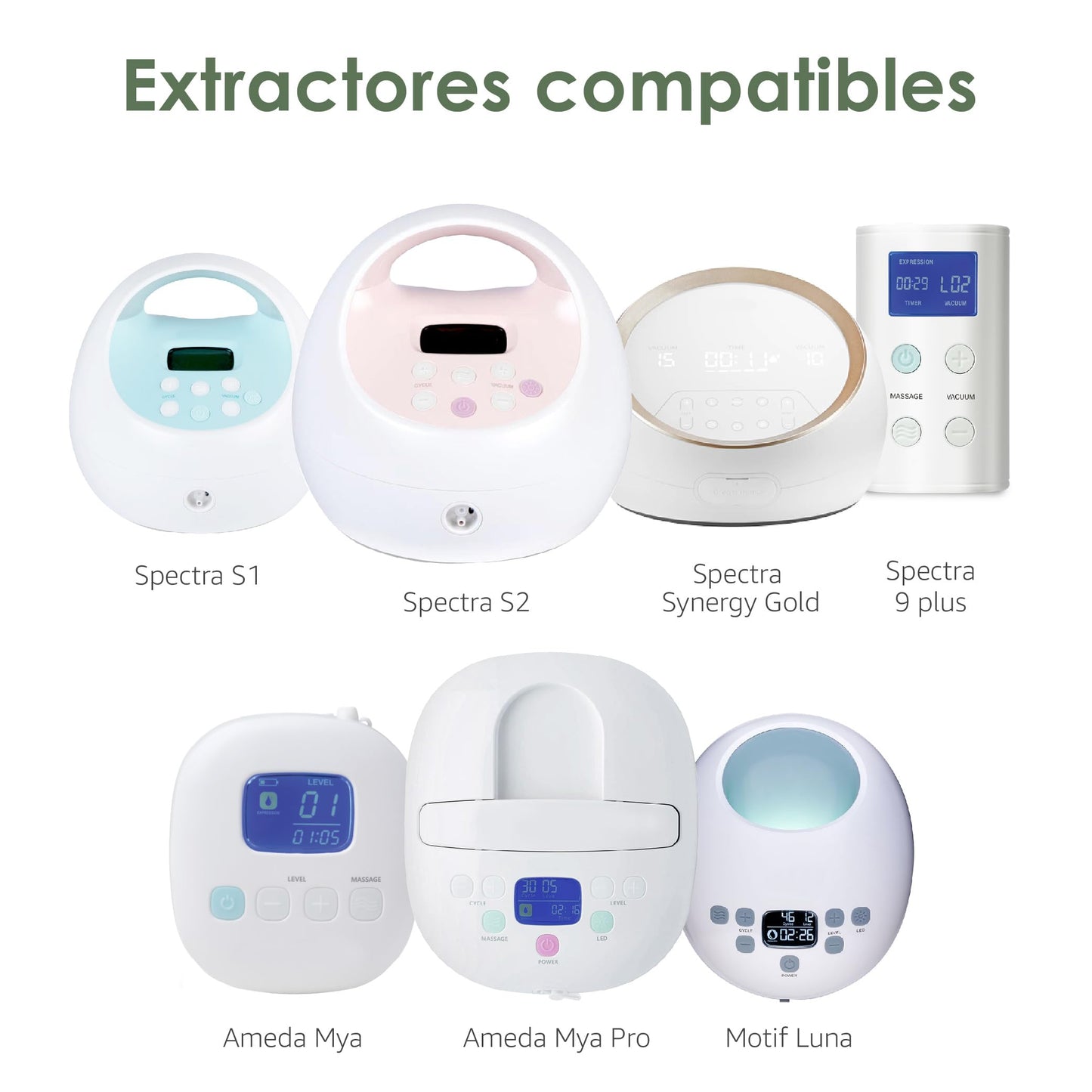 Válvulas de Pico de Pato Maymom Compatibles con Spectra. Diseñadas para S1, S2, 9 Plus y Dew 350. Repuestos no originales para bomba Spectra, Accesorios S2, Reemplazo de Válvula (5pz)