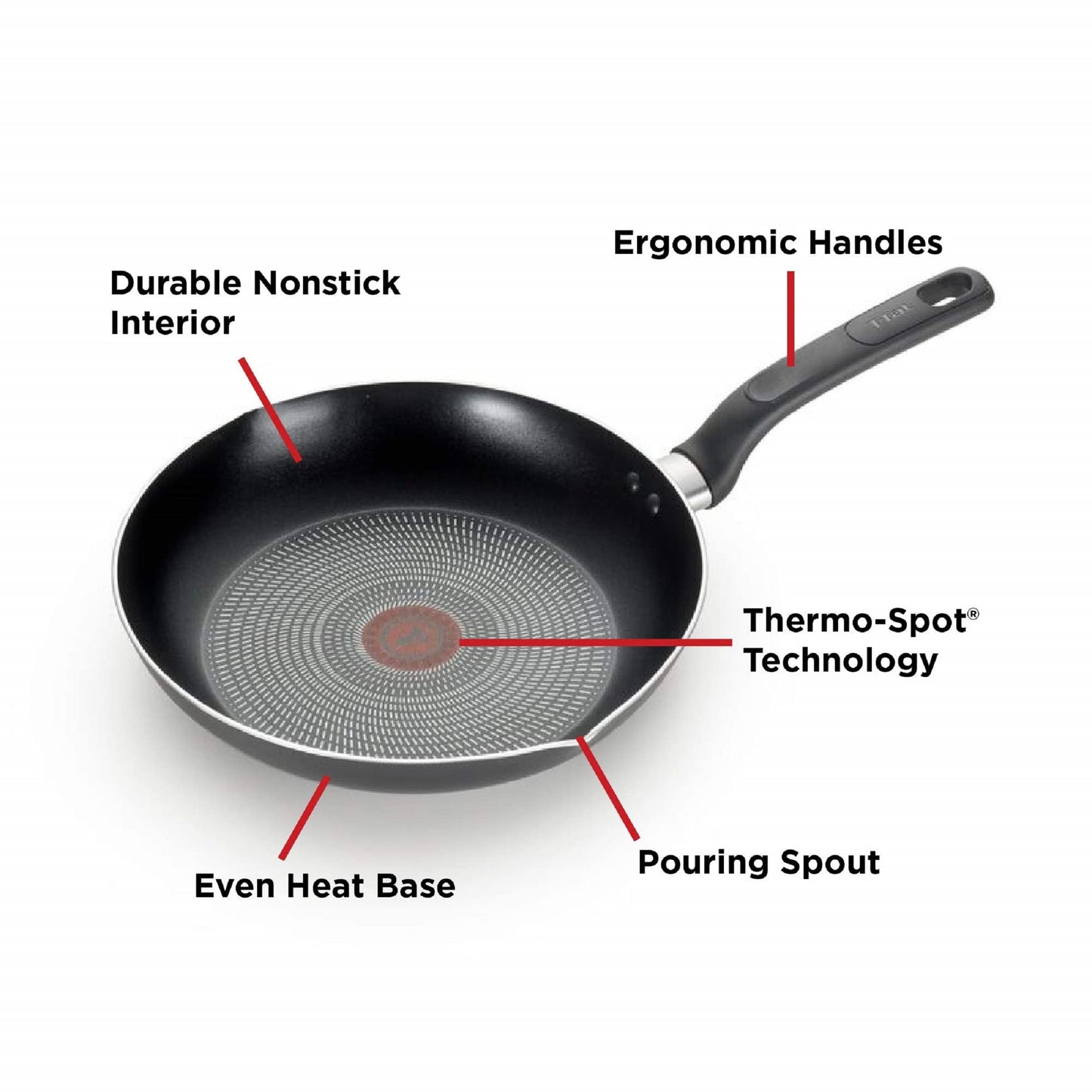 Juego de Utensilios de Cocina T-fal Iniciativas Negro Antiadhesivo 18 Piezas apto para Horno