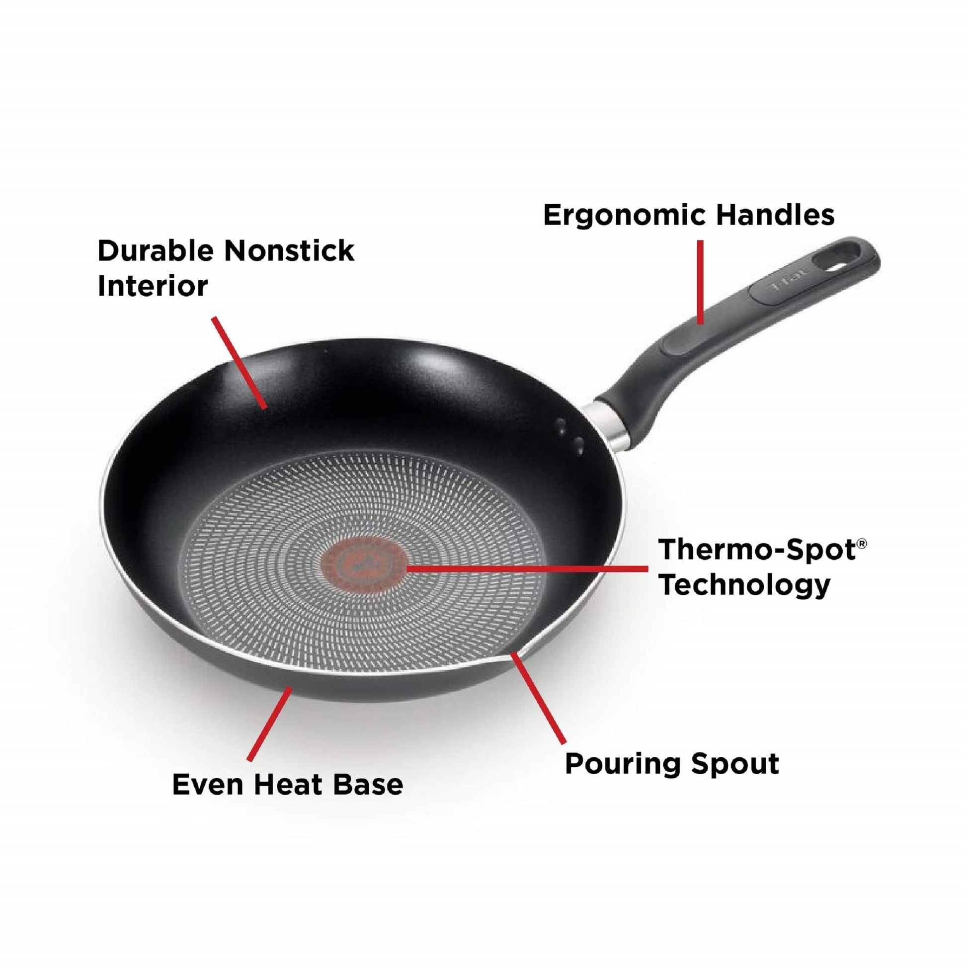 Juego de Utensilios de Cocina T-fal Iniciativas Negro Antiadhesivo 18 Piezas apto para Horno