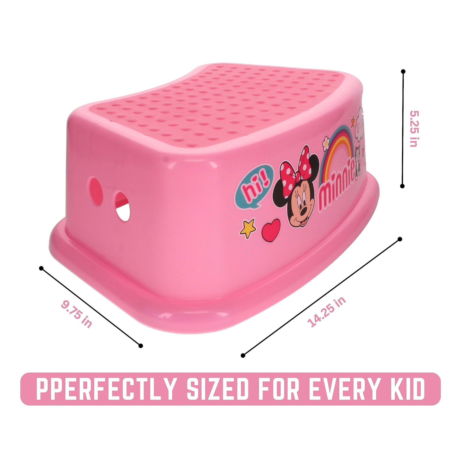 Disney Minnie Mouse "Smile" - Juego esencial de entrenamiento para ir al baño de 2 piezas