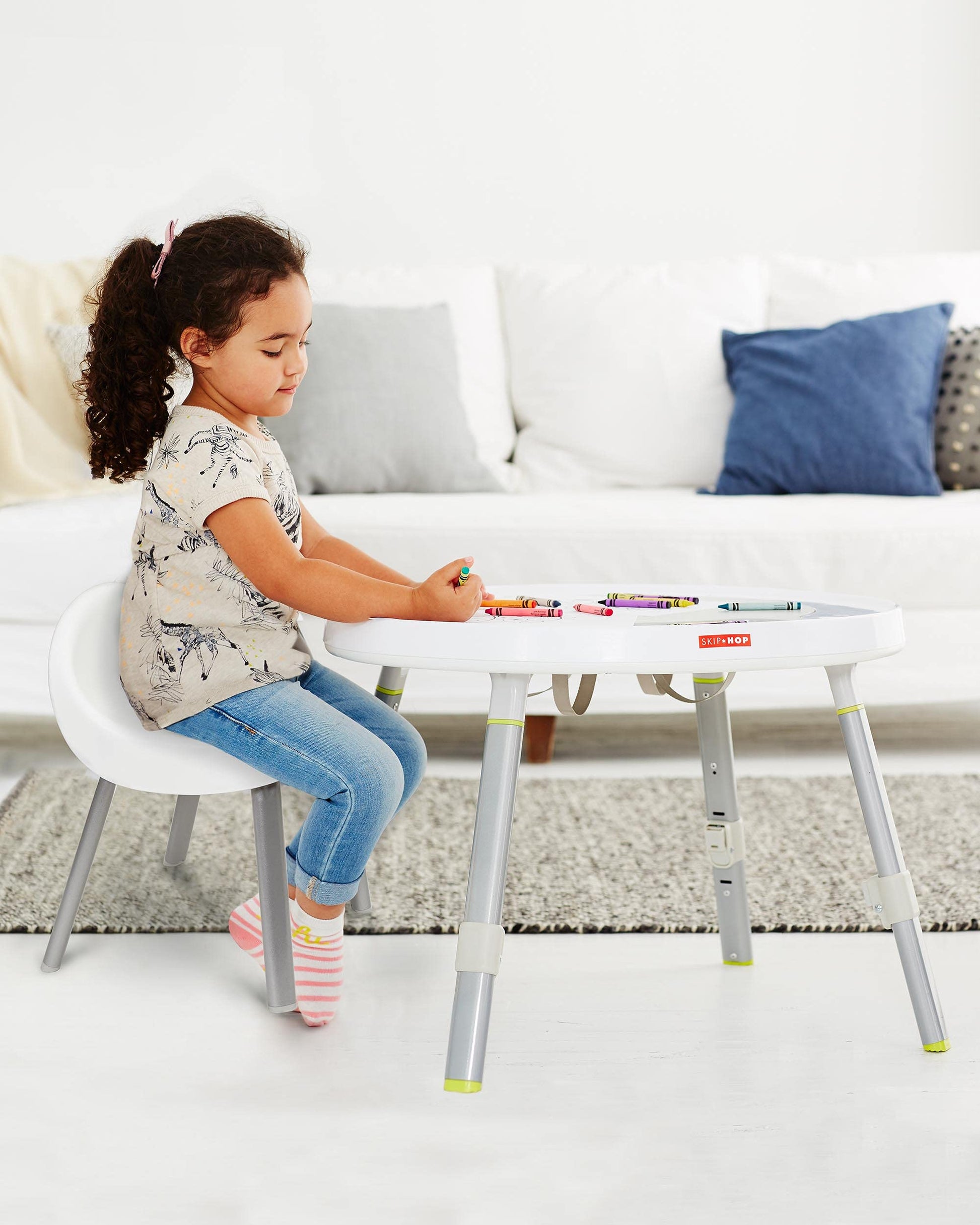 Sillas de Actividad Skip Hop Blancas para Niños Pequeños