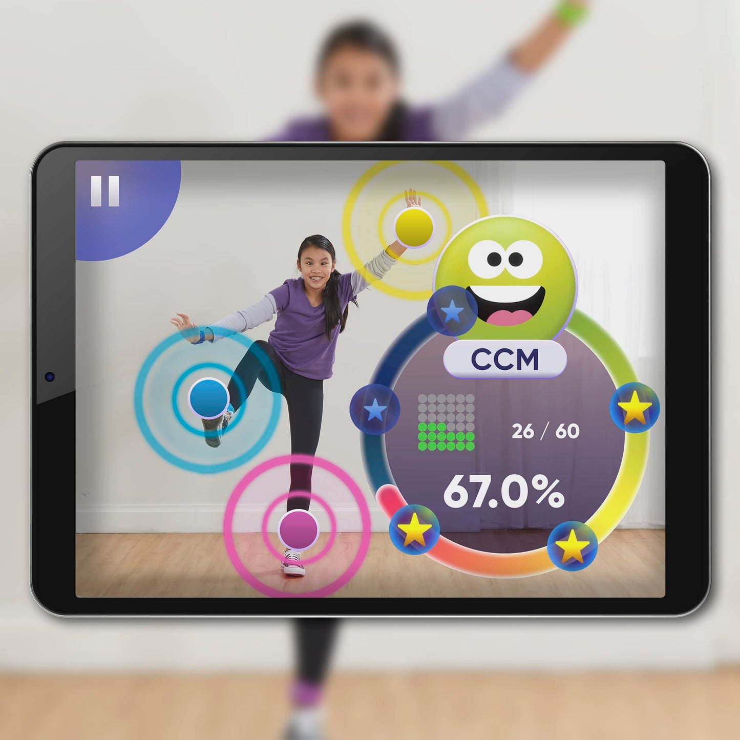 Juego Interactivo Twister Air Aplicación AR Azul Activo para Niños y Adultos