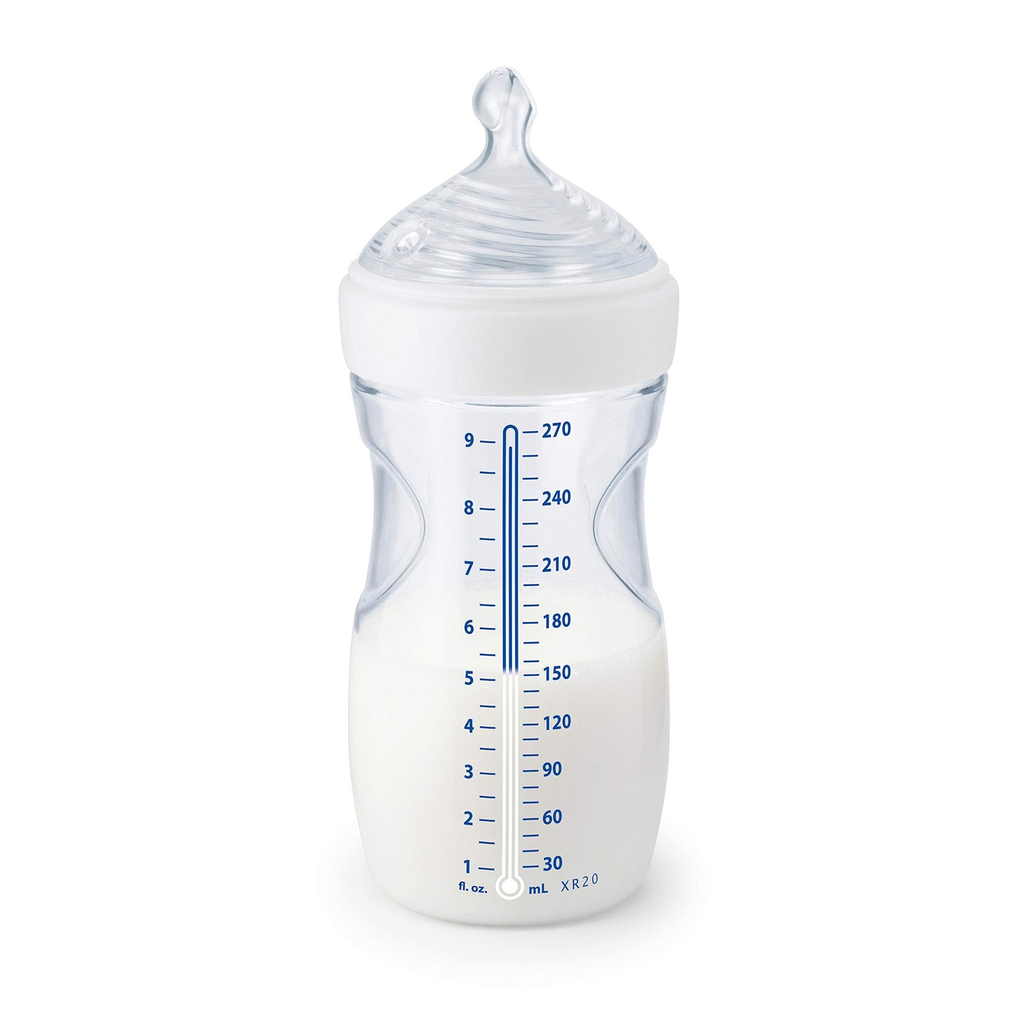 NUK Simply Natural Biberón con SafeTemp, 9 onzas, paquete de 3