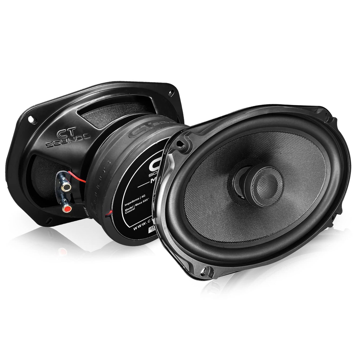 CT Sounds Meso 6x9 Inch 2 Way Silk Dome Full Range Coax Coaxial Speakers (Pair)