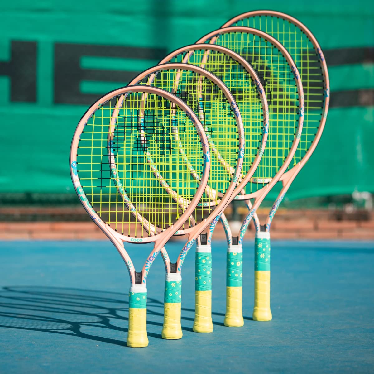 Head Coco - Raqueta de Tenis Junior de 21 Pulgadas preencordada, Coral