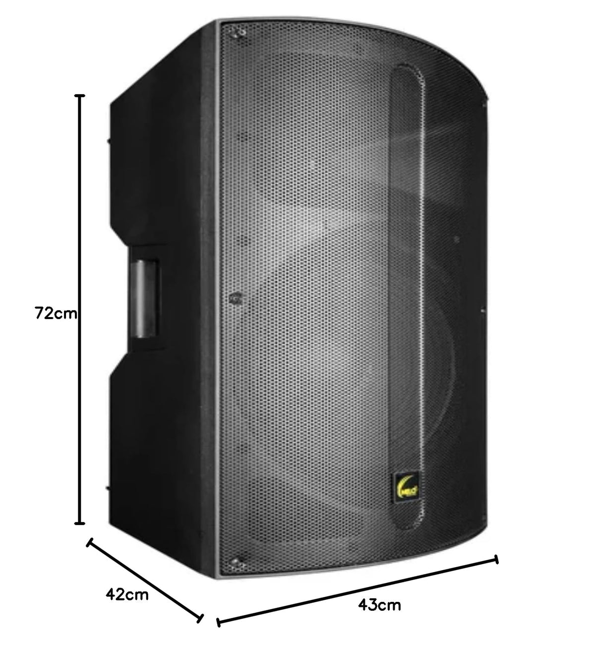 Bafle MELO DSP1550 Negro Activo 800W RMS 15 Pulgadas