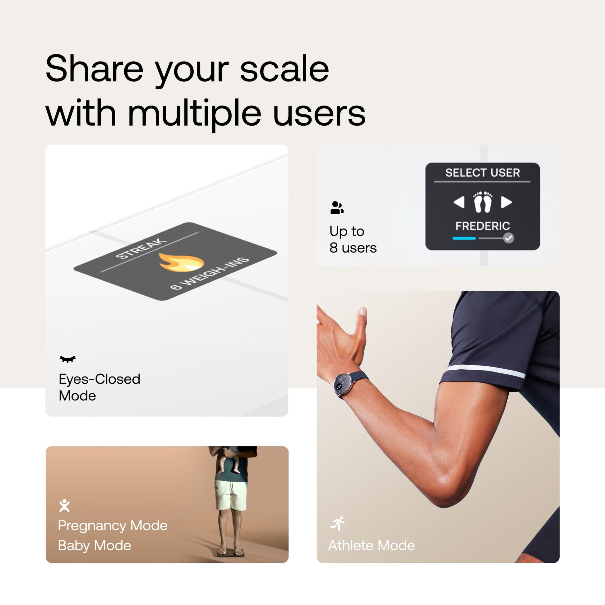 Báscula Inteligente Withings Body Smart Negra con Wi-Fi y Bluetooth para Composición Corporal Compatible con Apple Health