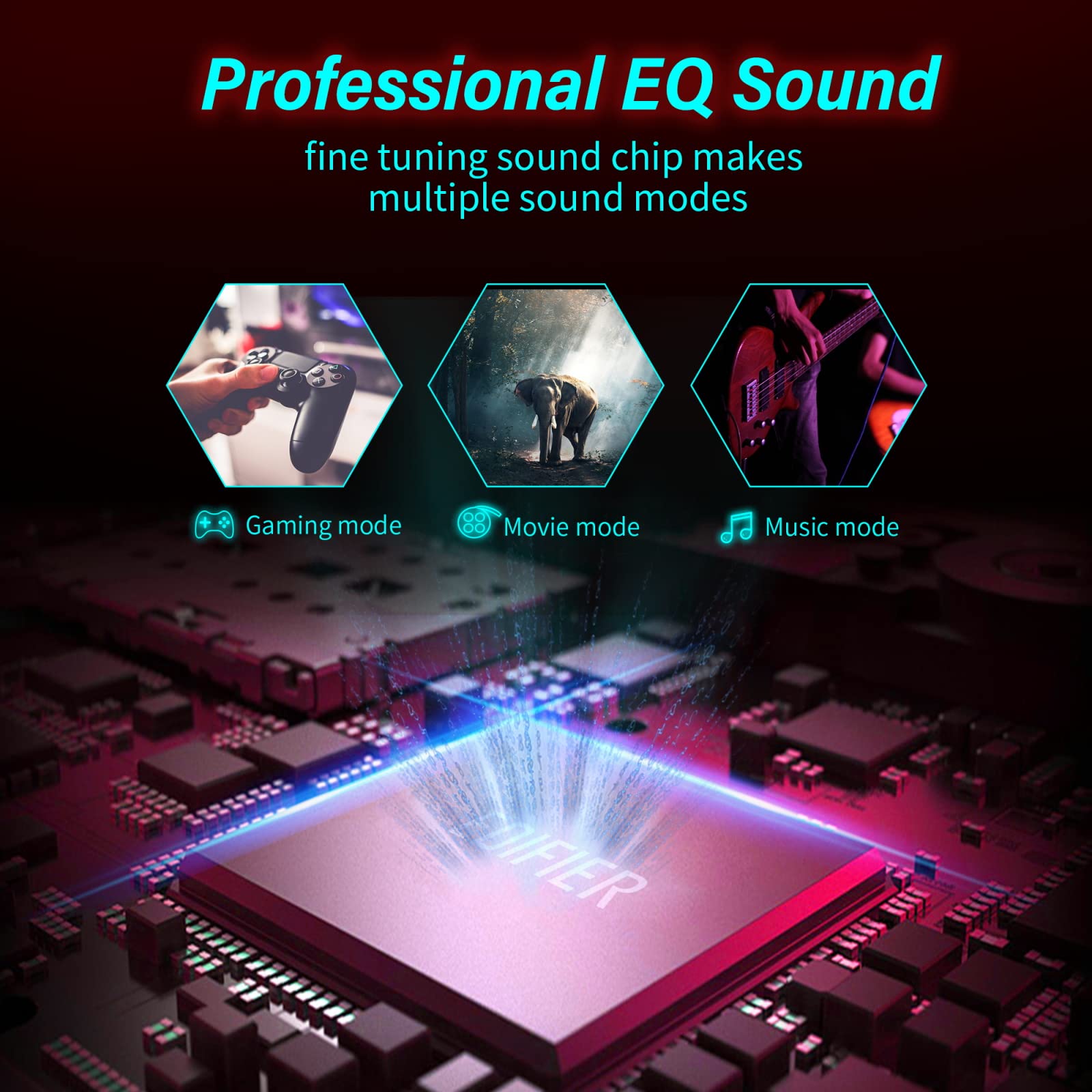 Edifier G2000: Altavoces de PC Gaming, 32W Bluetooth y USB, Iluminación RGB RGB, Rojo