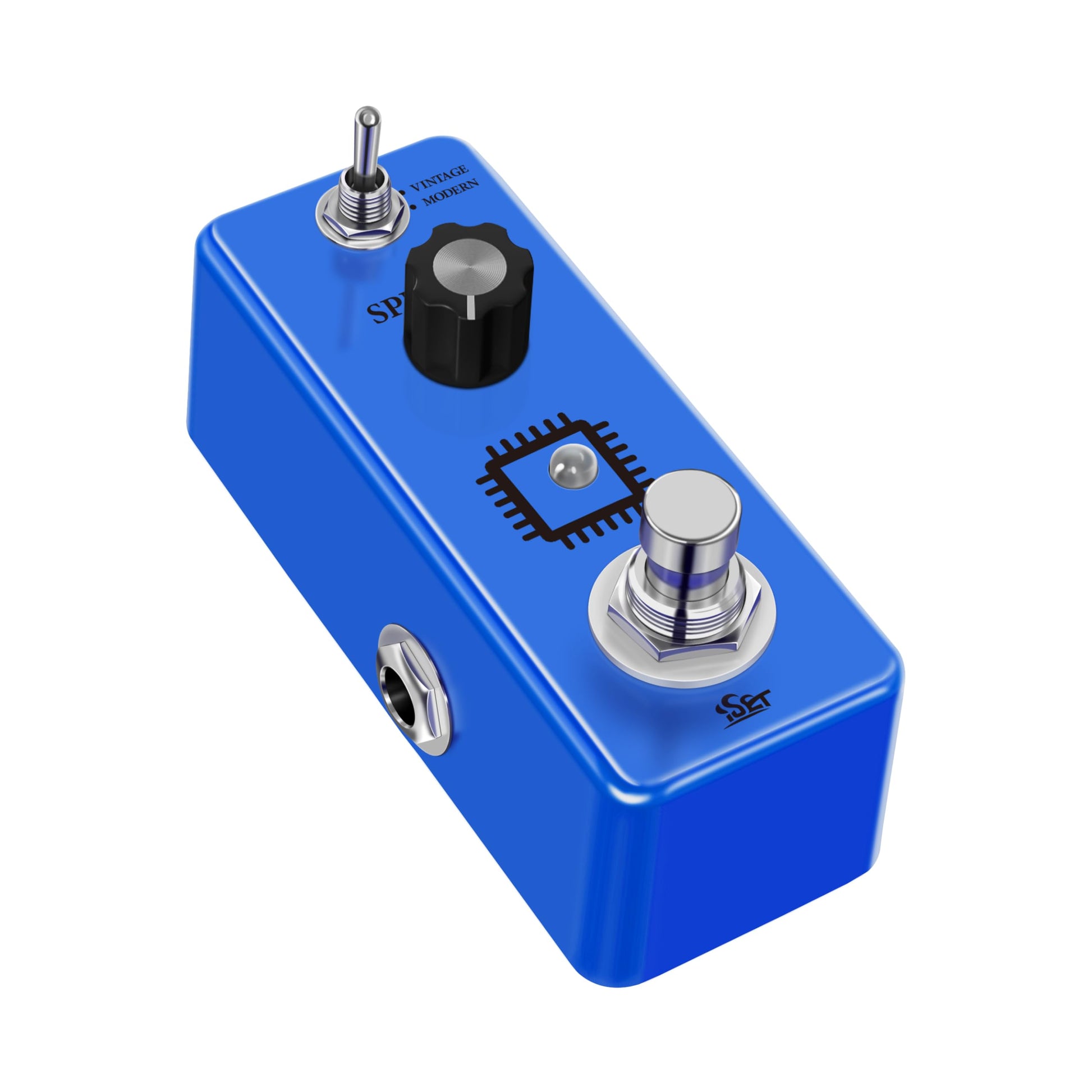 ISET Pedal de guitarra analógica Phaser para bajo de guitarra eléctrica True Bypass