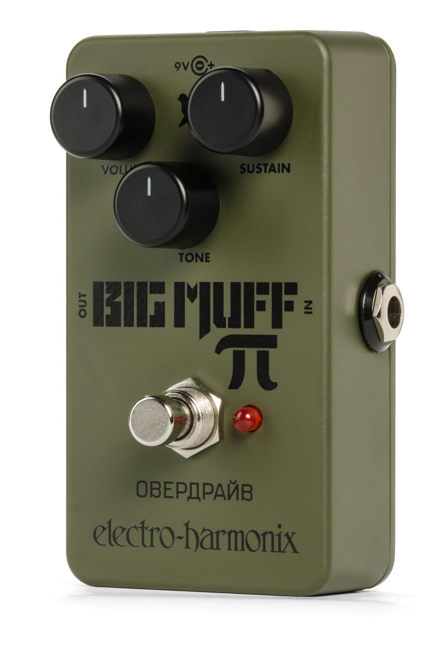 Pedal Electro-Harmonix Green Russian Big Muff Verde Distorsión para Guitarra Eléctrica