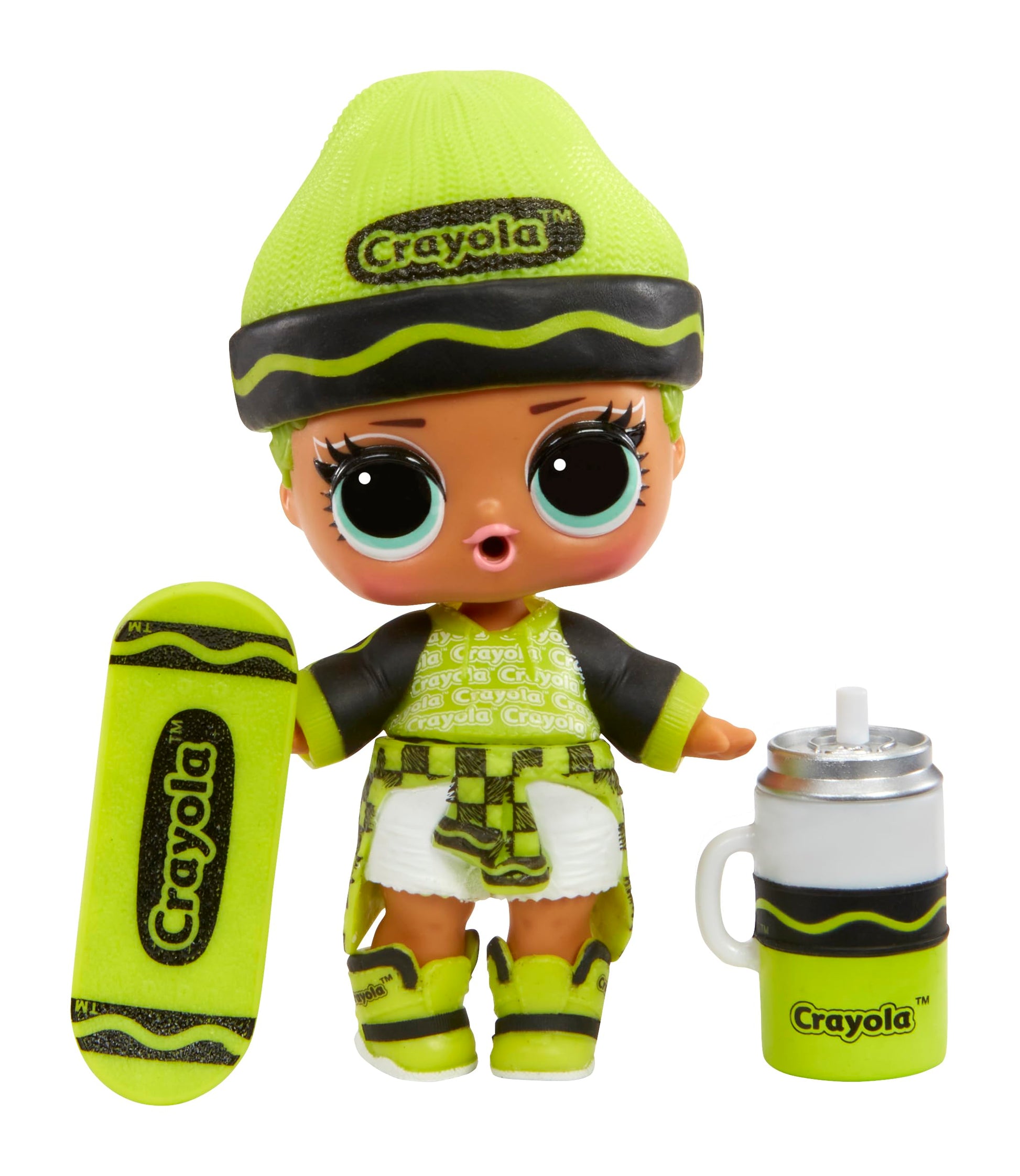 L.O.L. Surprise! Loves Crayola - Muñecas de Colores con crayones - 7 sorpresas, incluida una muñeca Sorpresa Coleccionable - Edad: 3+ años
