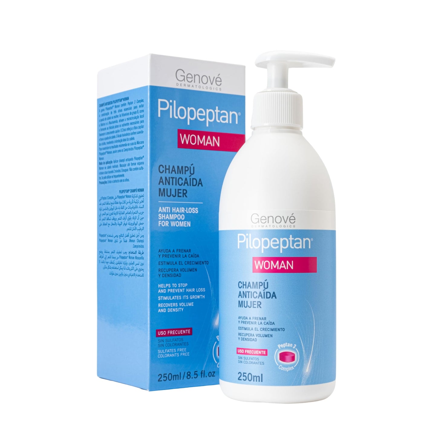 Genové Pilopeptan Woman Champú anticaída 250ml