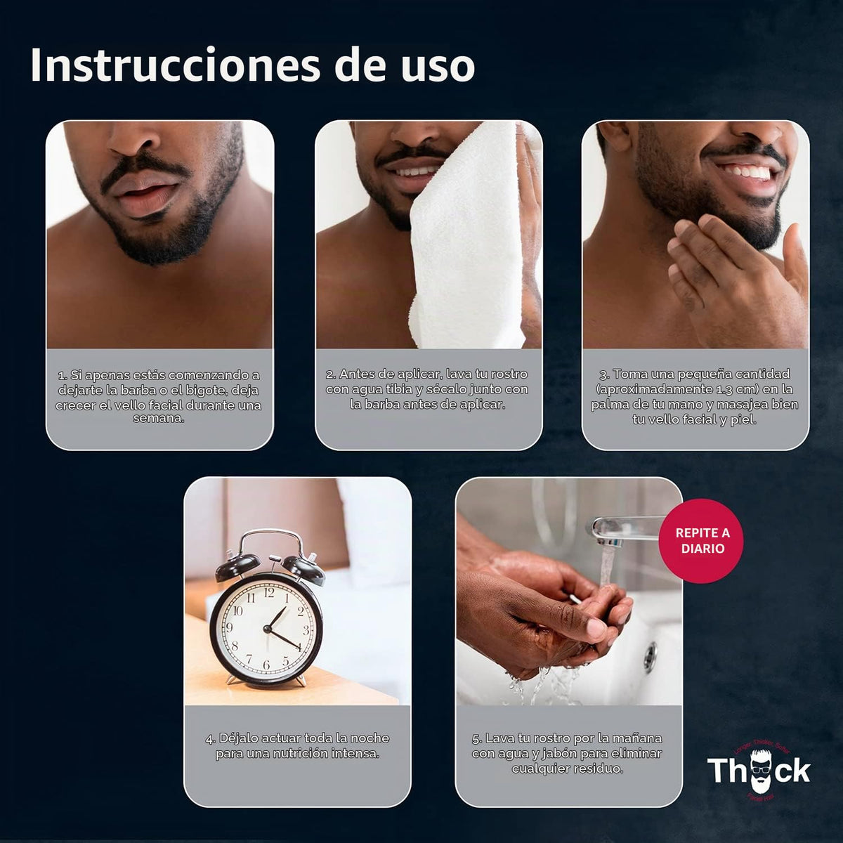 Suero para Crecimiento de Barba y Bigote Godefroy 15 ml para Tipos de Cabello Étnico
