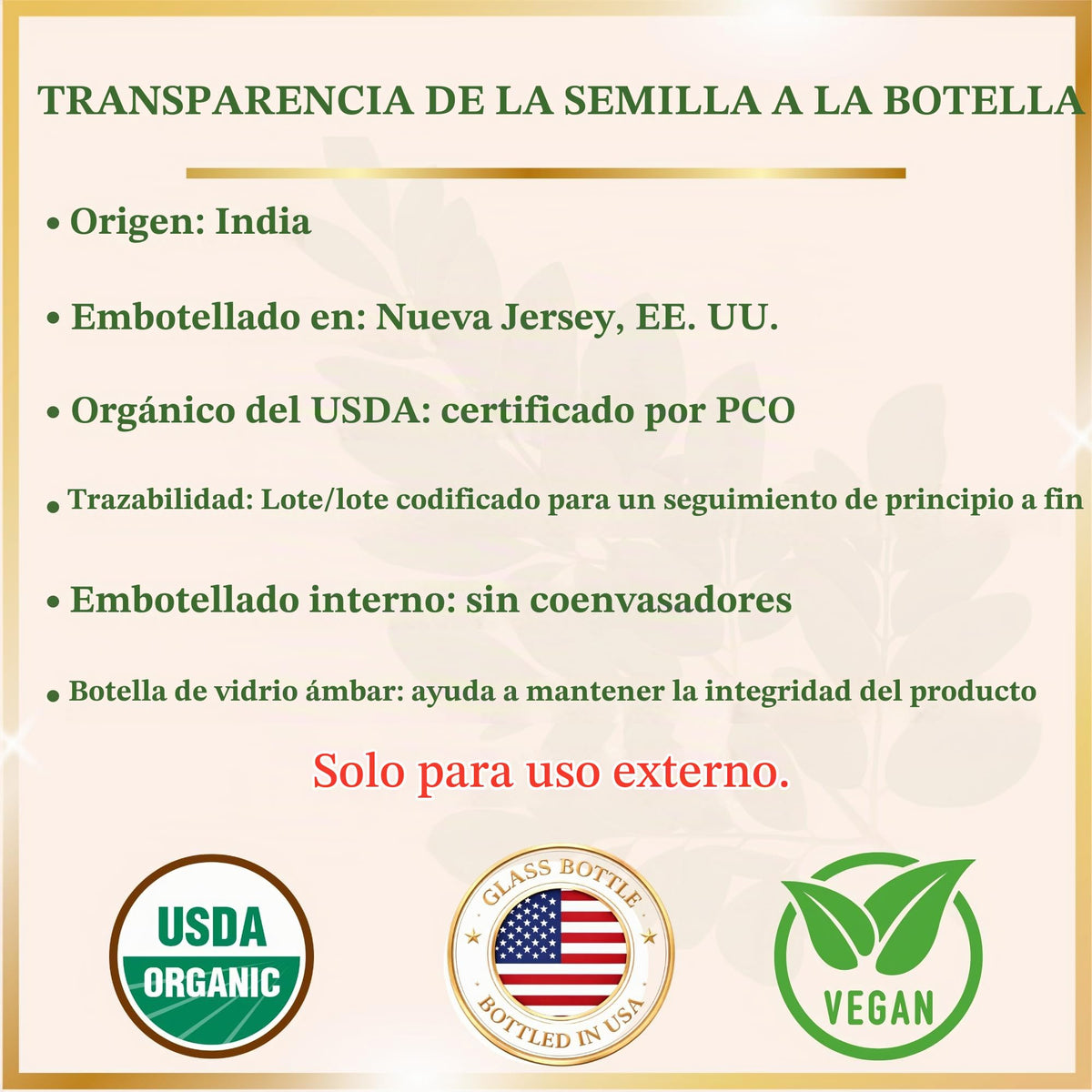 Pomberries Aceite De Moringa – 100% Puro, Prensado En Frío Y Sin Refinar – Aceite De Semilla De Moringa Para Rostro, Piel, Cabello Y Cuerpo – Hidratante, Antiedad – Botella De Vidrio Ámbar De 118 Ml(4