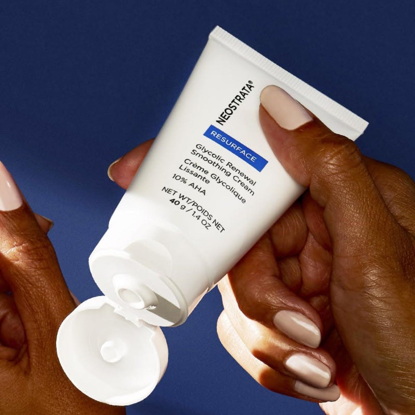 NEOSTRATA RESURFACE Ácido glicólico Renovación Suavizante Facial Hidratante & Crema de Cuello - 10% Ácido Alpha Hidroxi (AHA), Manteca de Karité, Ácido cítrico, Glicerina; Antienvejecimiento, Antiarrugas; 1.4 onzas