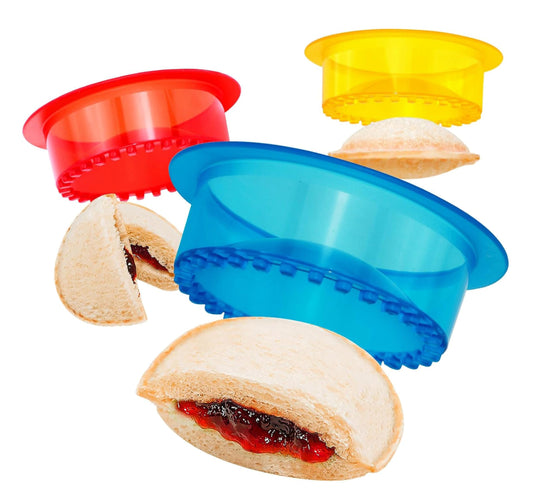 Set de Cortador y Sellador U Chef Azul para Sándwiches y Panqueques sin Corteza para Niños y Niñas