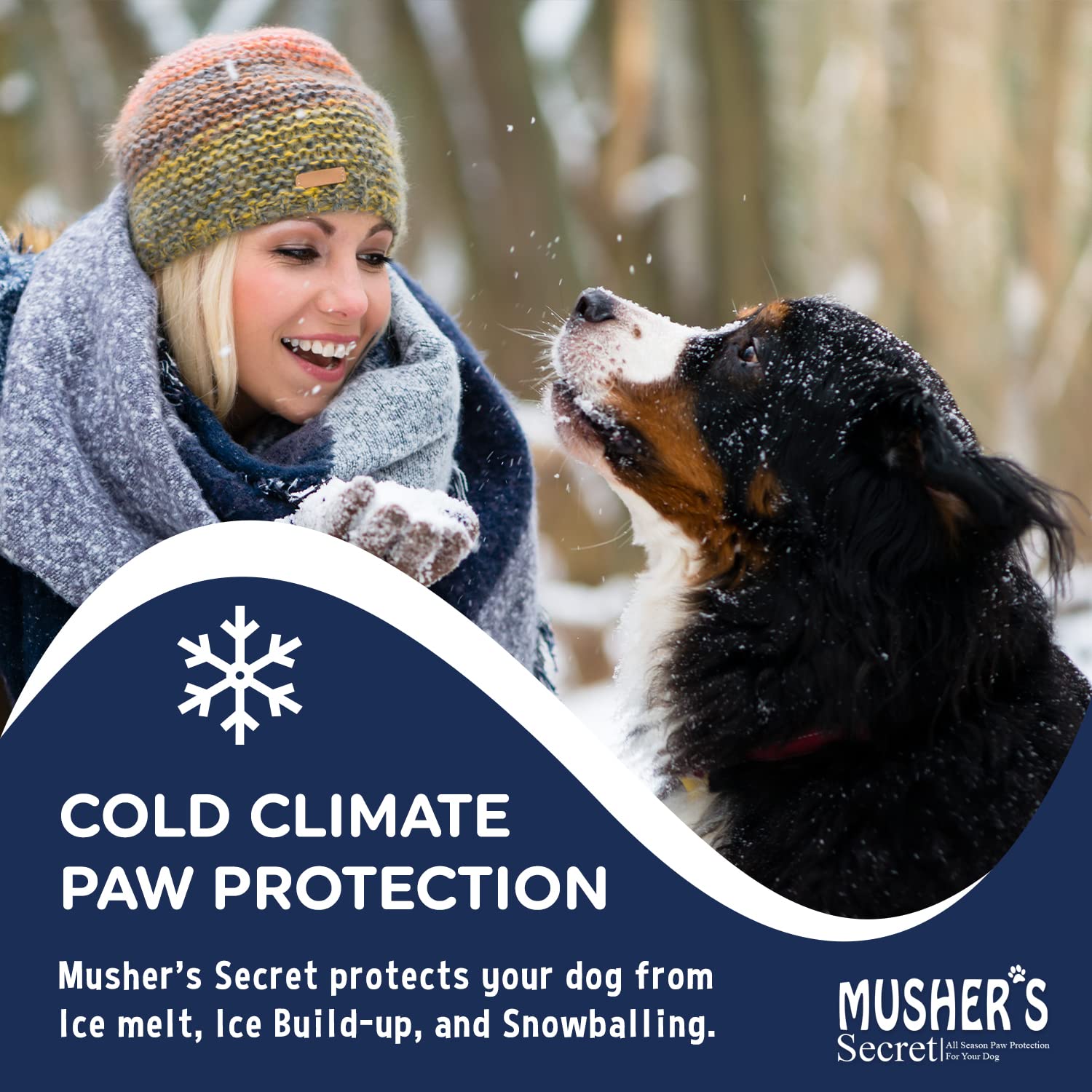 Musher's Secret Pet Paw Protection Wax, 60-Gram