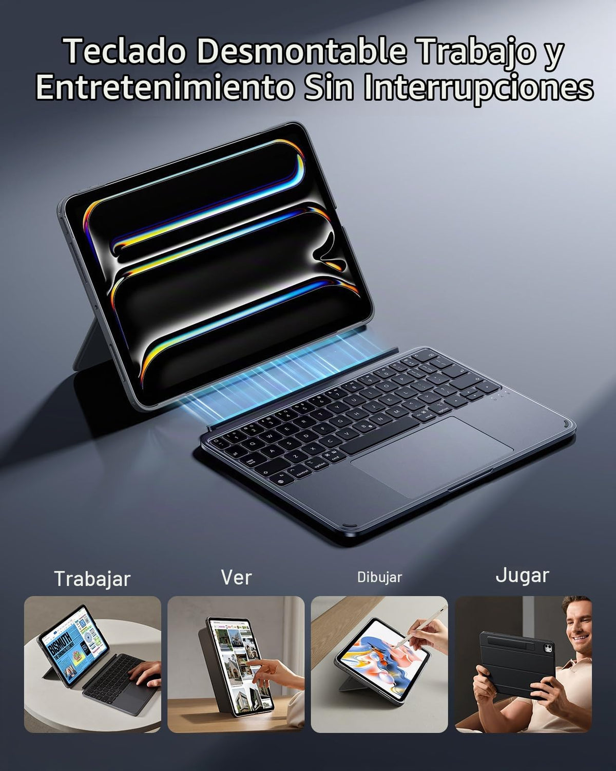 Funda con Teclado ESR iPad Pro 11" Soporte Multiángulo