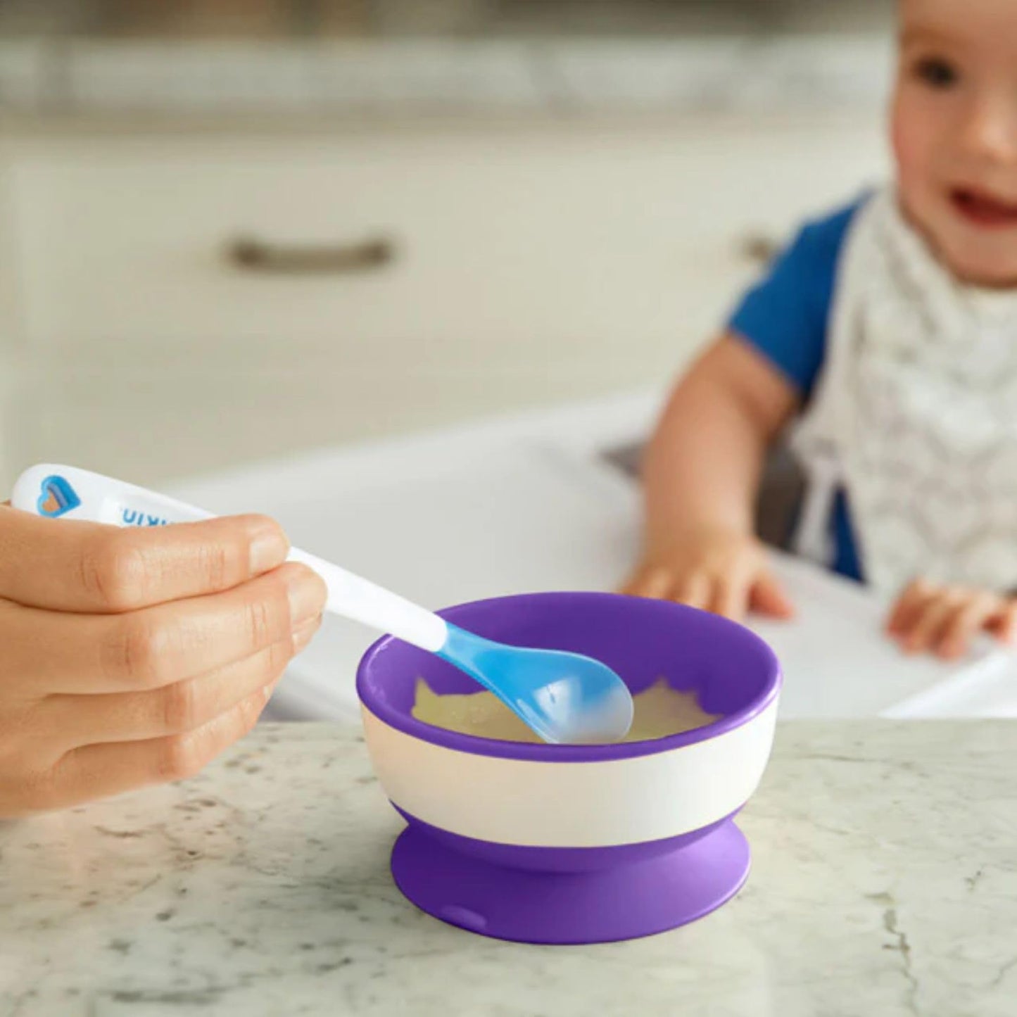 Cucharas Munchkin Blanco con Indicador de Calor para Bebé