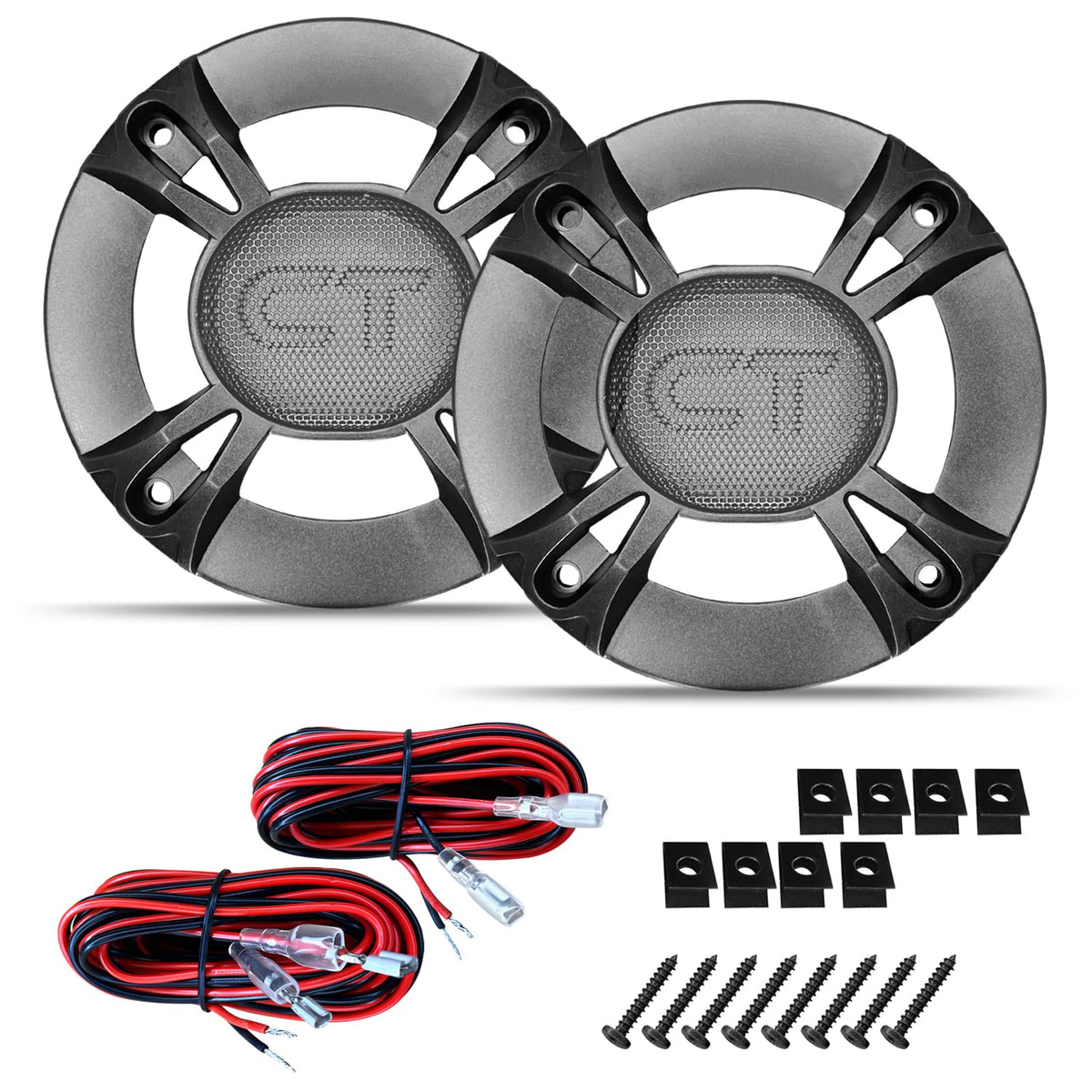 Altavoces Coaxiales CT Sounds BIO-4 Negro 160 Vatios Máximo para Coche