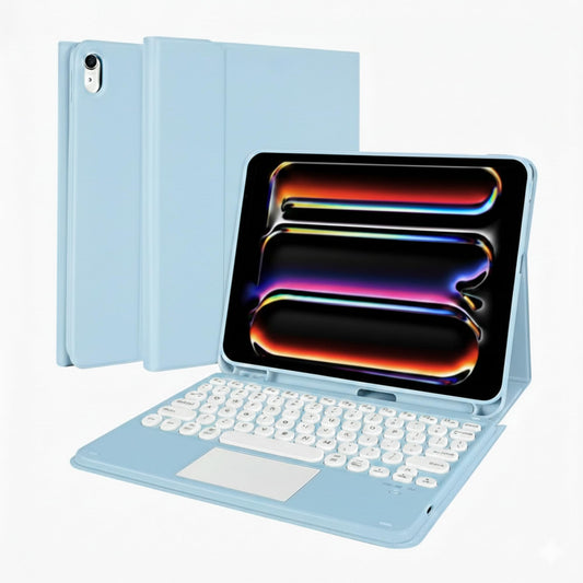 Funda Teclado MR. GADGETS Azul con Trackpad e Iluminación RGB para iPad Pro 13" M4/M5