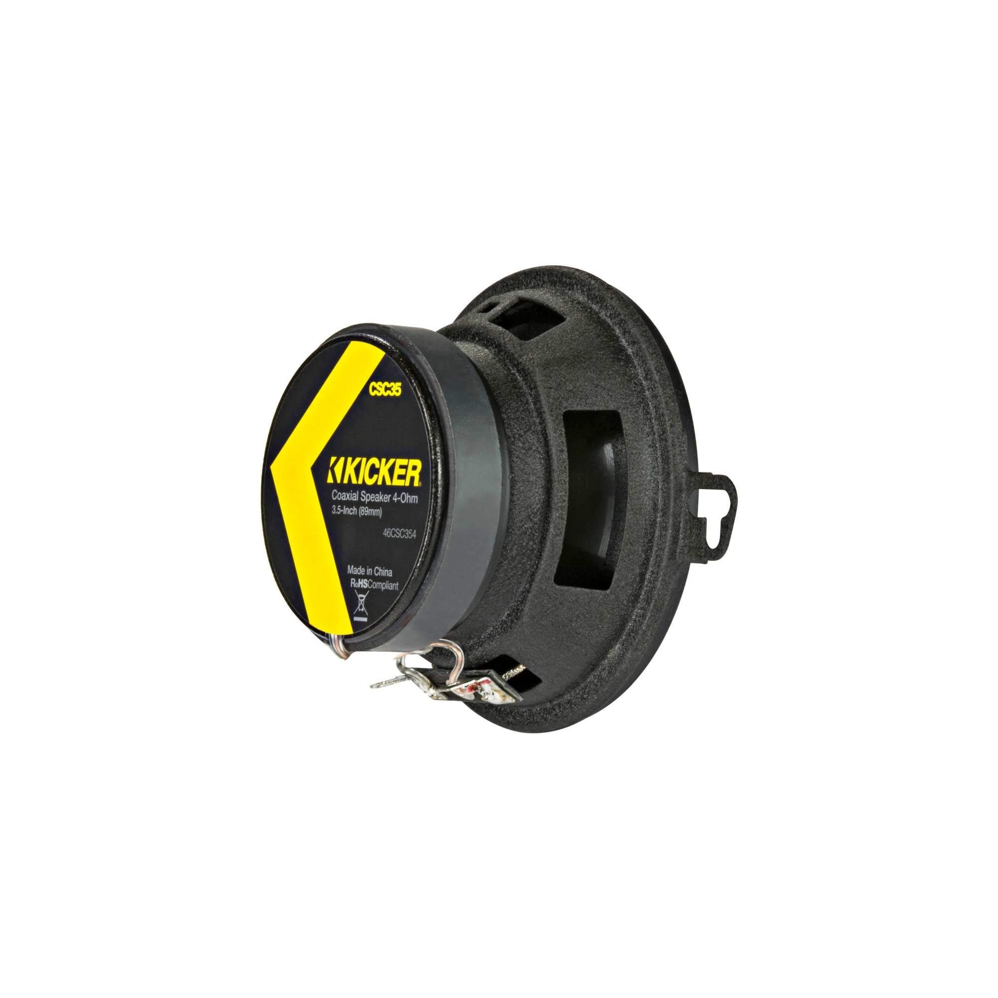 Bocinas Coaxiales Estéreo de Coche Kicker CSC35 3 1/2 Pulgadas