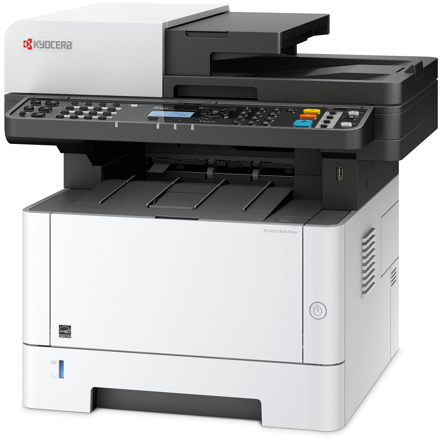 Kyocera IMPKYC340 Multifuncional Monocromático M2635Dw, Laser, 20000 Páginas por Mes, 37 Ppm, 1200 X 1200 dpi, 512 MB