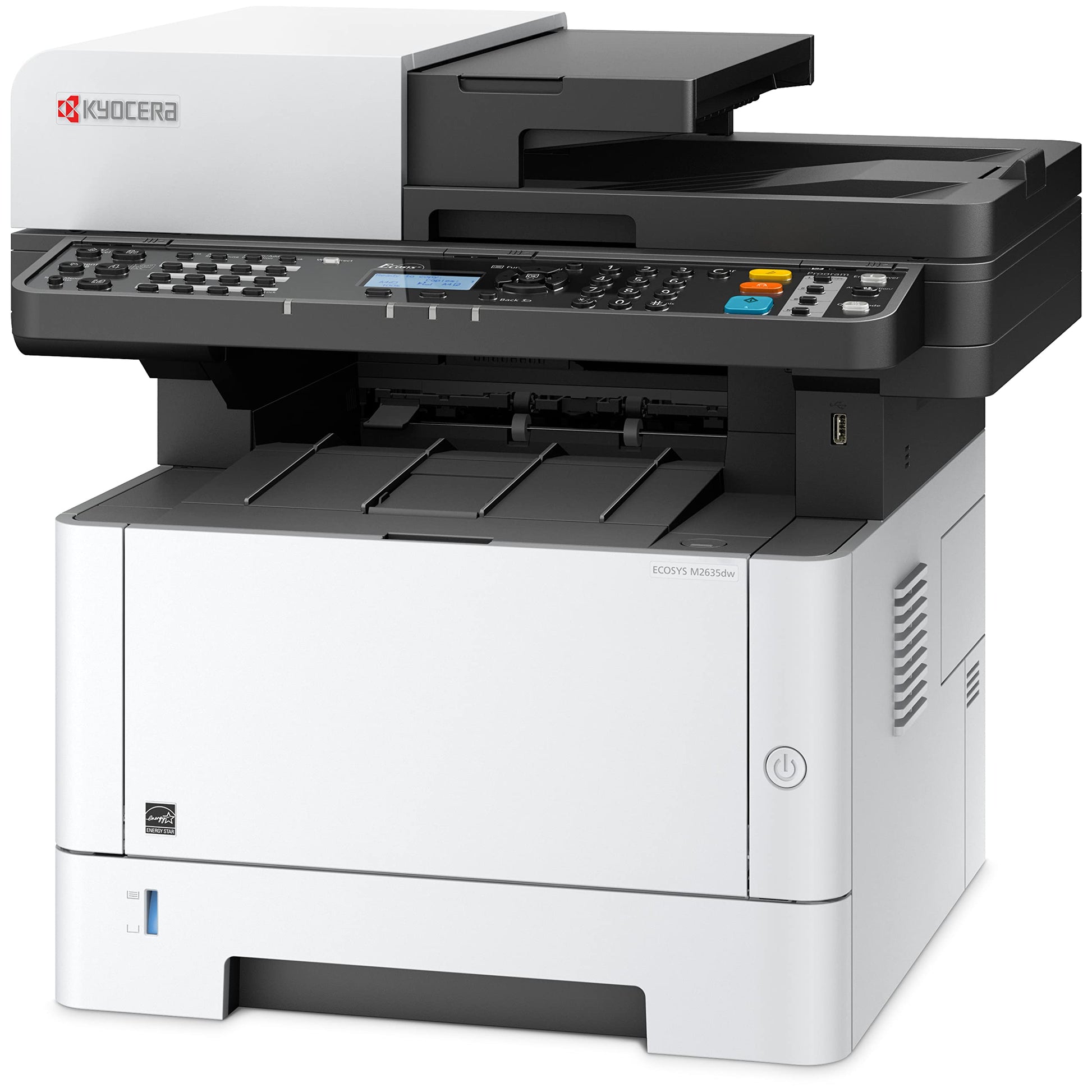 Kyocera IMPKYC340 Multifuncional Monocromático M2635Dw, Laser, 20000 Páginas por Mes, 37 Ppm, 1200 X 1200 dpi, 512 MB