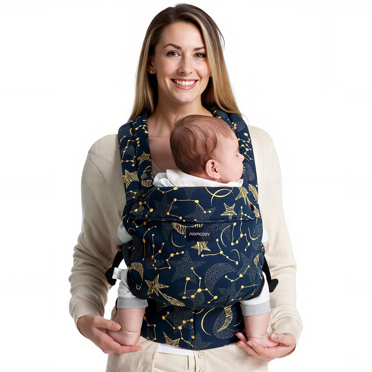 Momcozy Portabebés, Capacidad de Peso de 3,2 kg a 20,4 kg