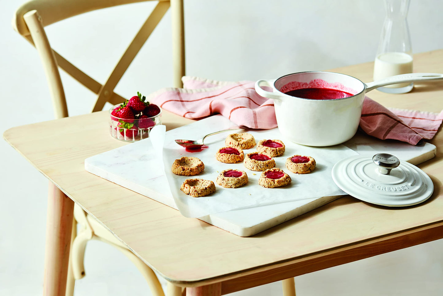 Le Creuset Cazo con Tapa 16 cm Blanco White