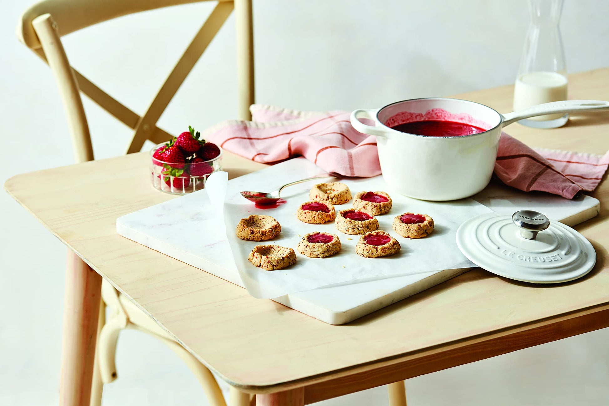 Le Creuset Cazo con Tapa 16 cm Blanco White