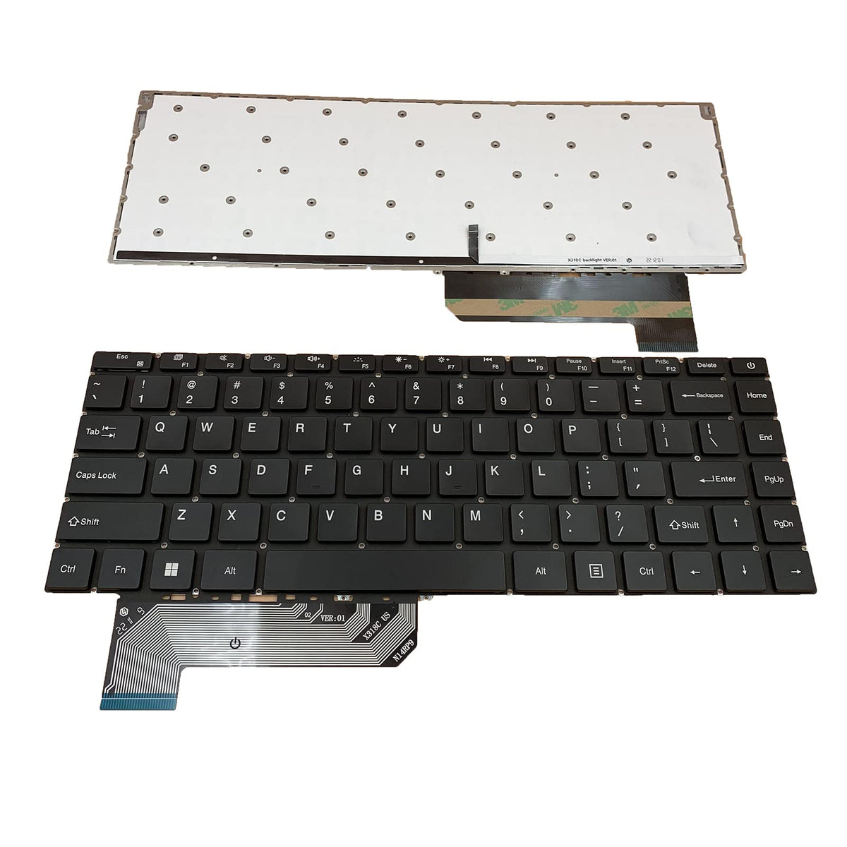 Teclado Portátil Siakoocty Retroiluminado Repuesto Gateway Ultra Delgado