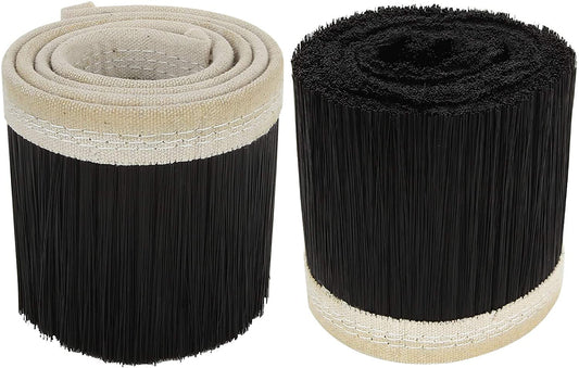 Pack de 2 Cepillos Aspiradores CNC Negro para Máquina de Grabado 100mm, Ideal para Router CNC y Cubierta de Polvo