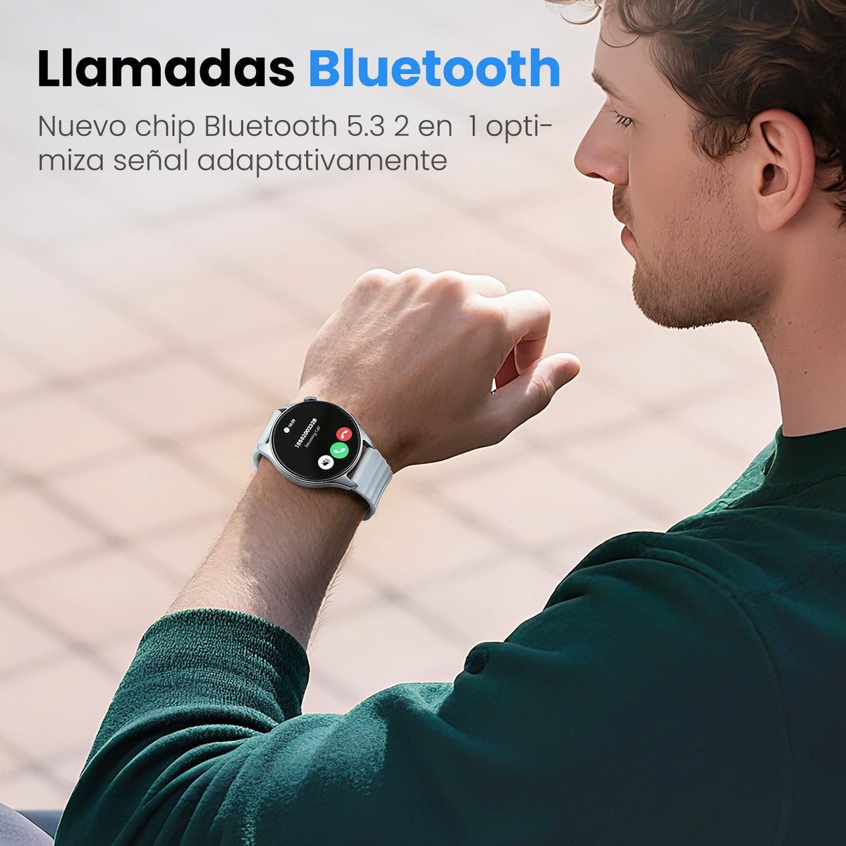 Smartwatch HAYLOU 4S AMOLED 1.43 Pulgadas GPS Bluetooth 5.3 para Mujer y Hombre