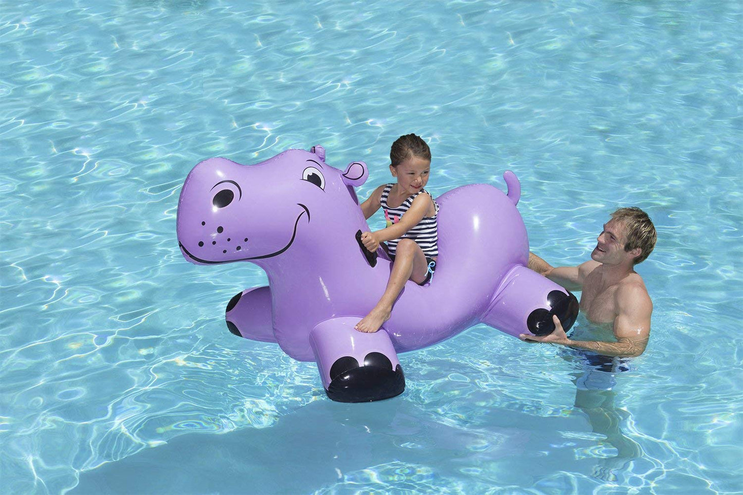 Flotador Inflable Gigante Poolmaster con Hipopótamo Grande