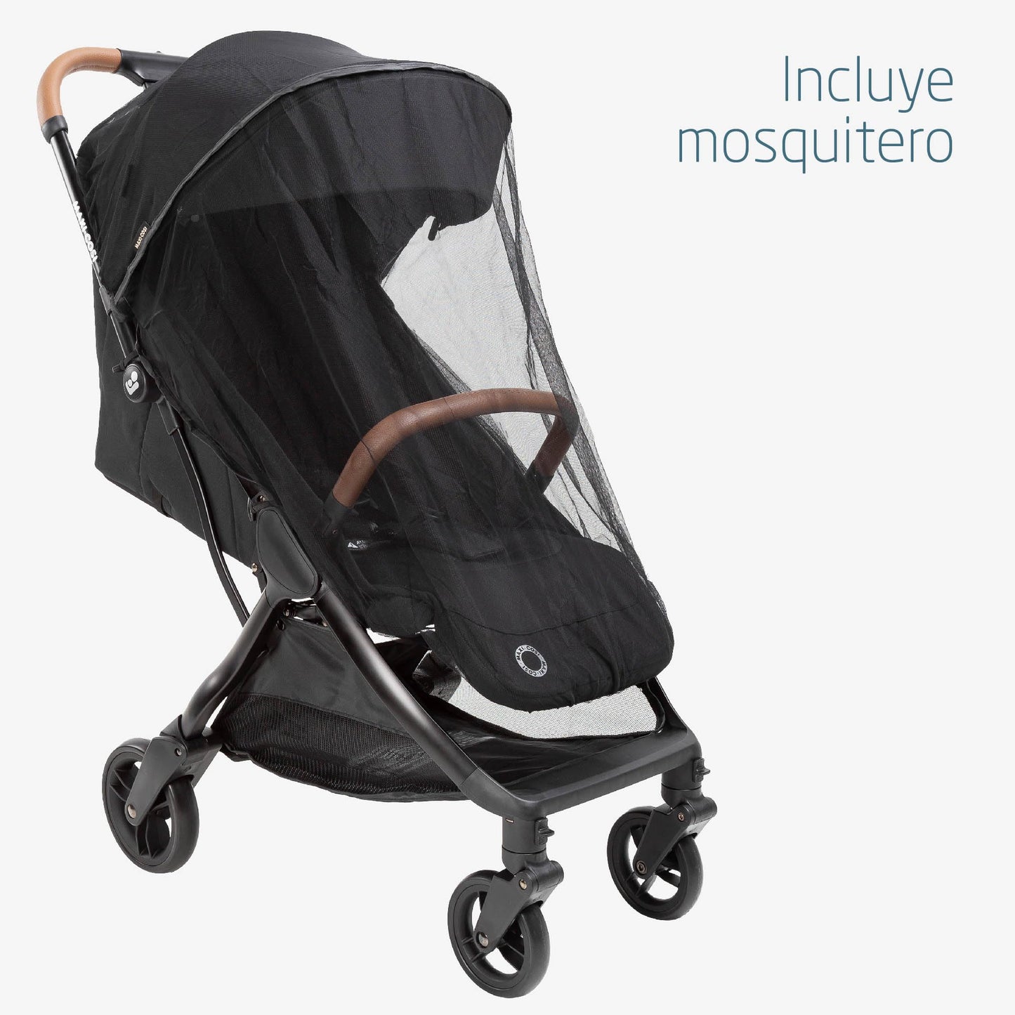 Carriola Maxi Cosi Eva2 Compacta Ligera para Viajes Arnes de Seguridad para Bebé