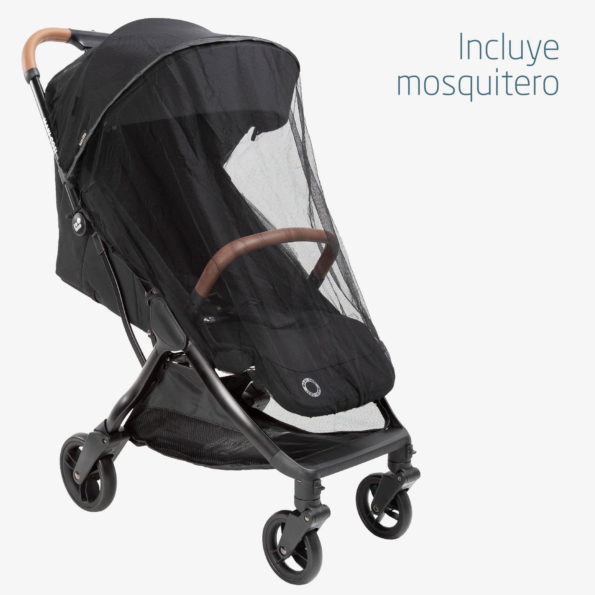 Carriola Maxi Cosi Eva2 Compacta Ligera para Viajes Arnes de Seguridad para Bebé