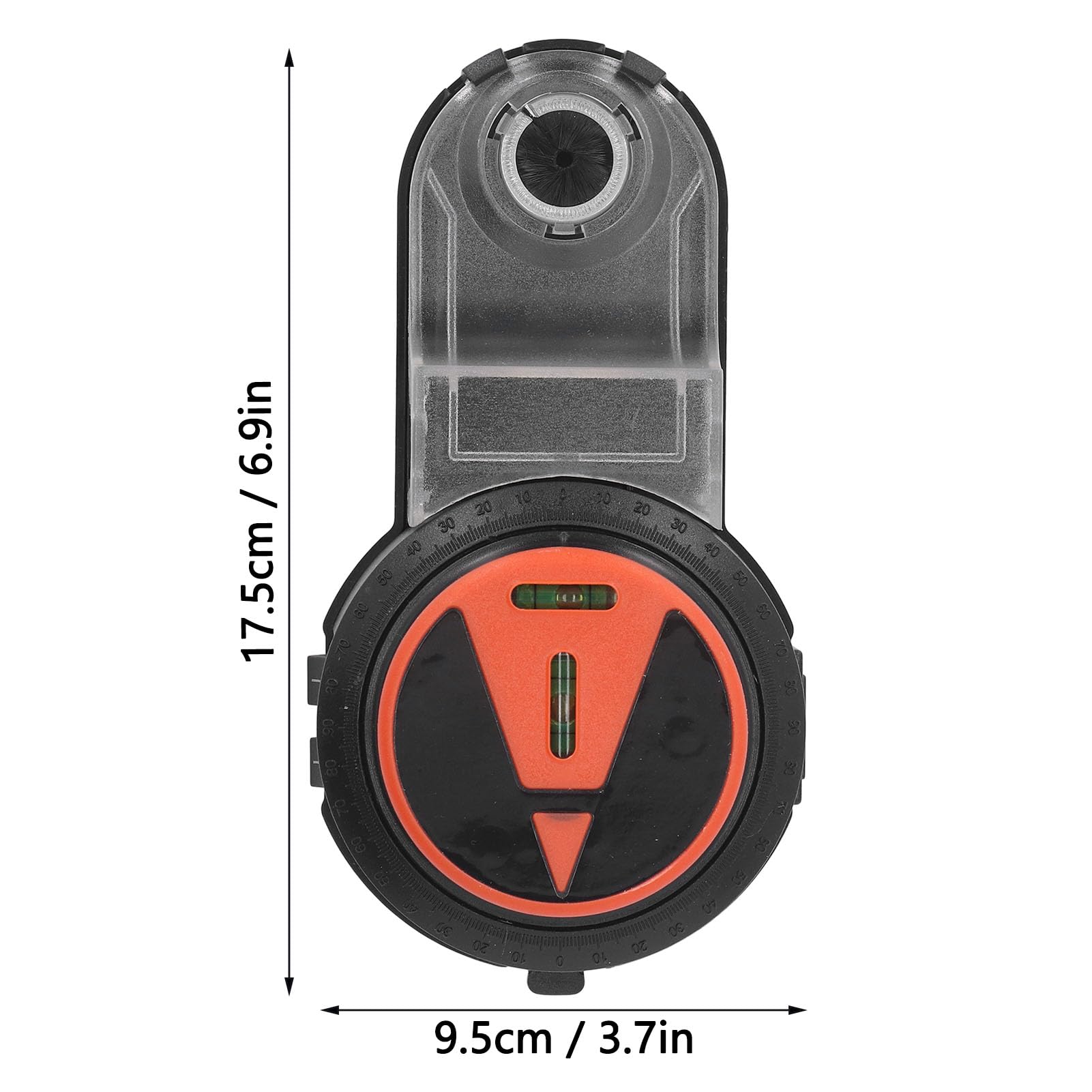 Colector de Polvo de Taladro con Nivel Incorporado, Herramienta de Prevención de Polvo con Cubierta de Polvo de Succión Al Vacío para Taladros Eléctricos y Martillos