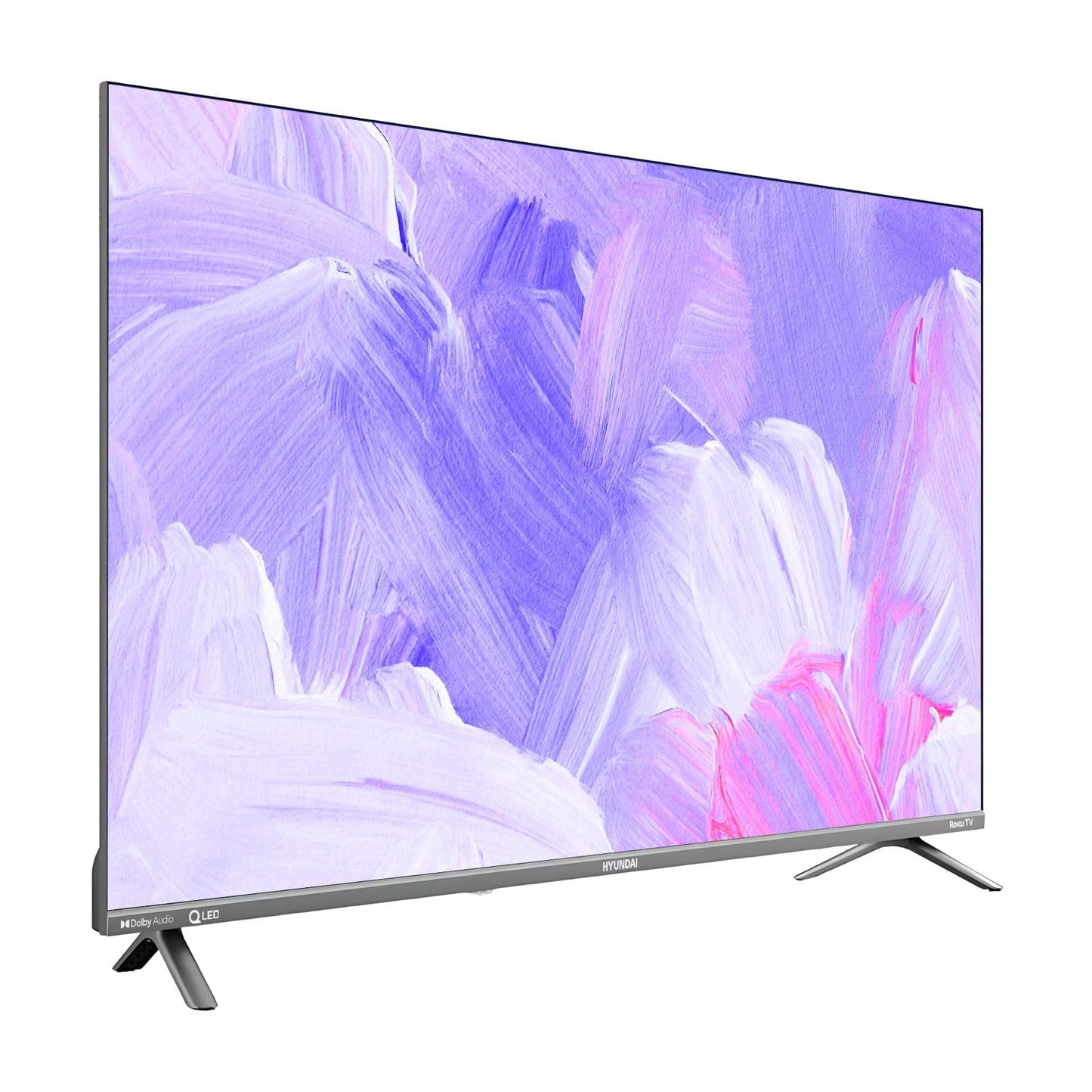 Televisión Pantalla 40 Pulgadas Hyundai Roku TV QLED FHDColor Negro, Mod. HYLED4028QR