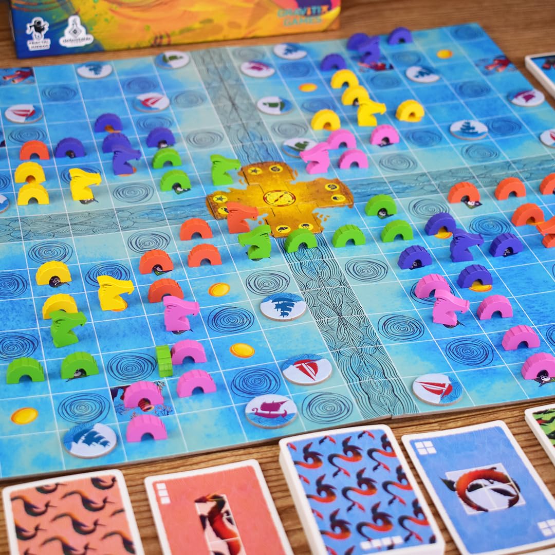 La Compañía de los Juegos | Dragones del Mar - El Juego Perfecto para la Noche en Familia | ¡Protege el Reino Marino y GANA Control sobre Sus Aguas! | Juego en Español