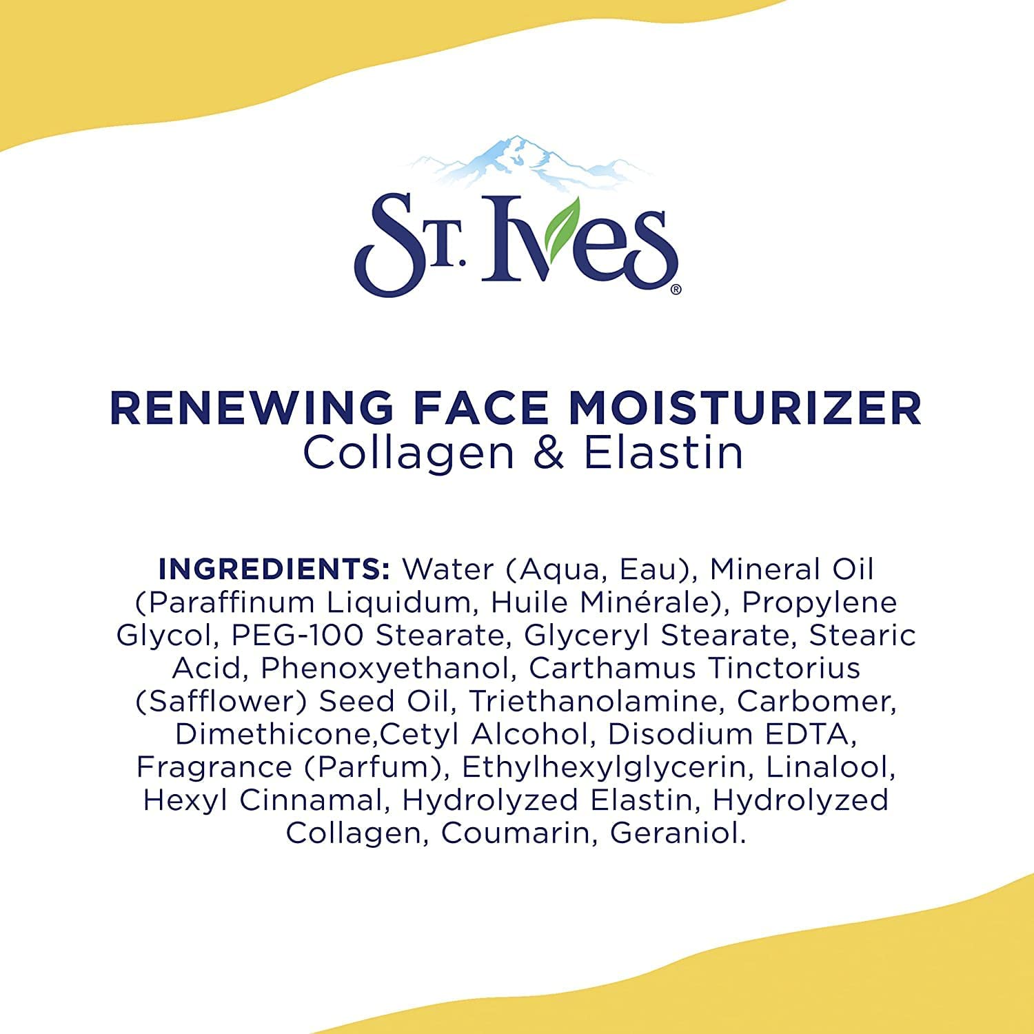 St. Ives Renewing Collagen & Elastin Moisturizer, 10 oz (Pack of 2)