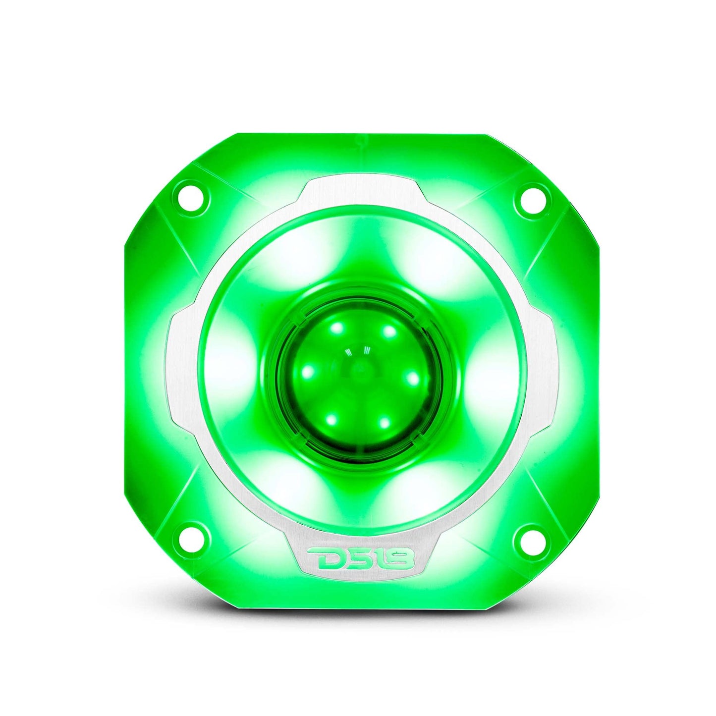 DS18 PRO-TW3L RGB Alluminum Super Bullet altavoz de agudos y Bullet- Bobina de voz de 1.5 pulgadas, cuerpo de policarbonato y bala, 500 W máximo, 250 W RMS, 4 ohmios, cruce integrado - Los tweeters