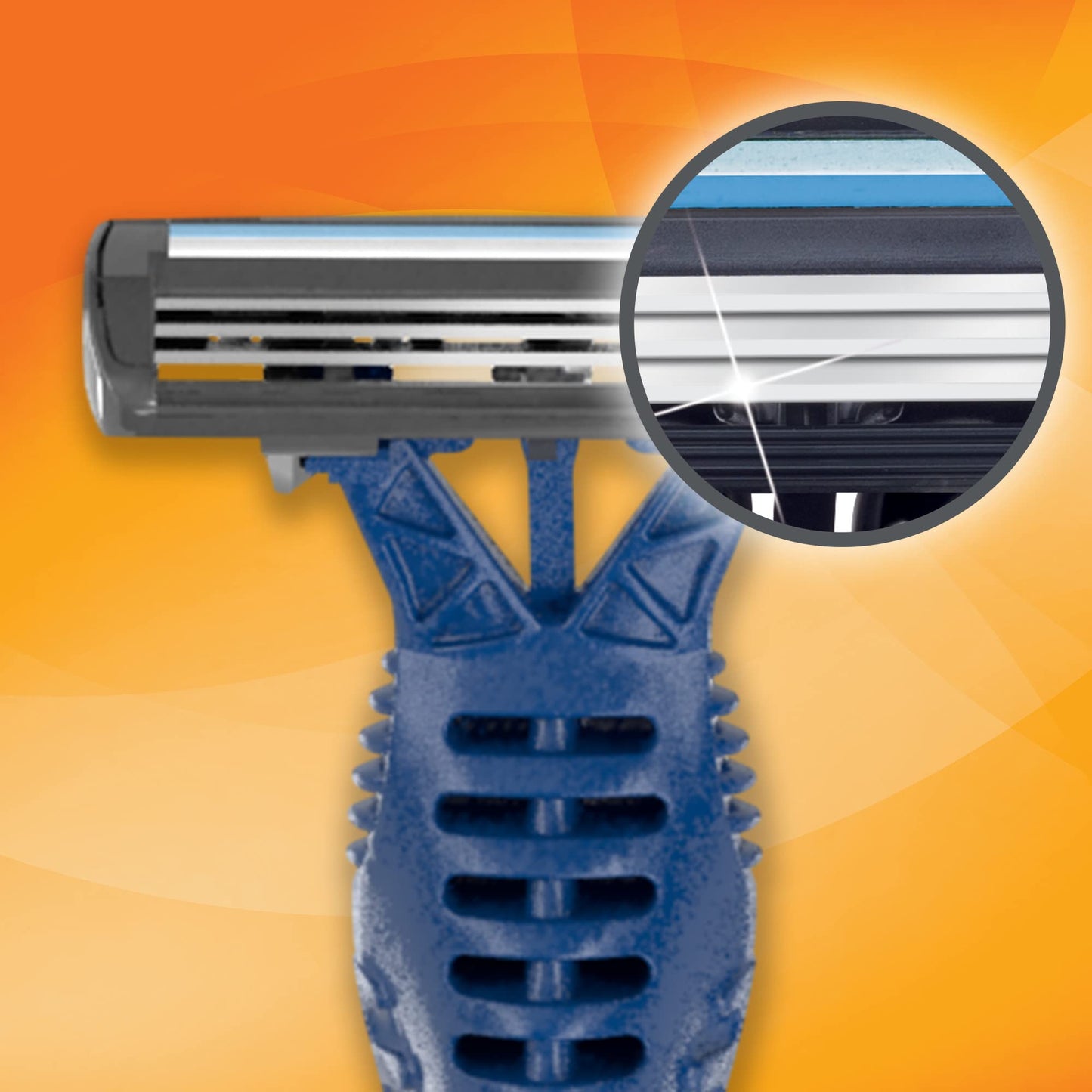 BIC Comfort 3 Advance Maquinilla de afeitar desechable de 3 hojas, 4 unidades, paquete de 6 (24 cuchillas)