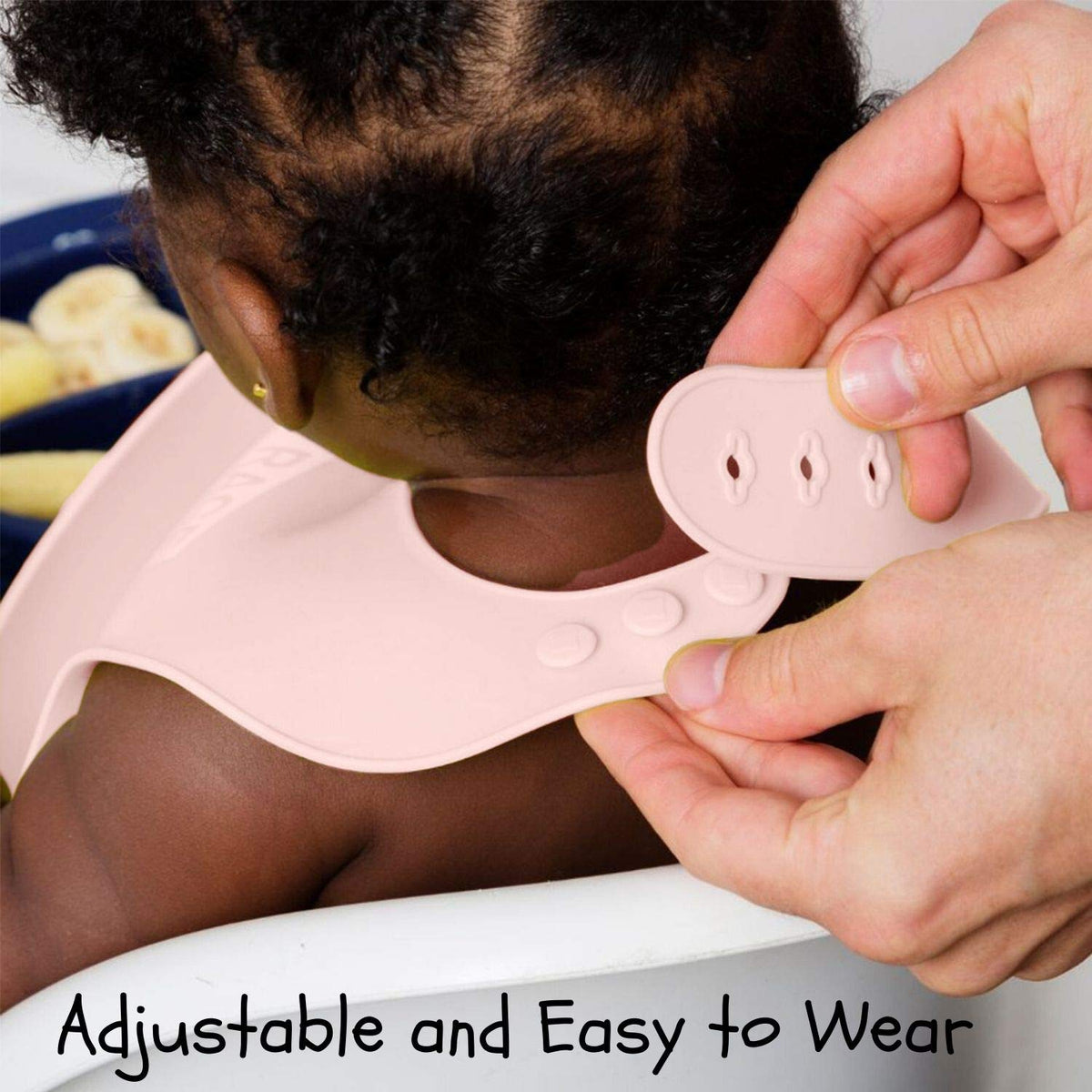 EVLA'S - Juego de alimentación para bebé, suministros de destete LED para bebé, baberos de silicona ajustables, placa dividida, tazón con ventosa con tapa, cucharas suaves para bebés o niños pequeños