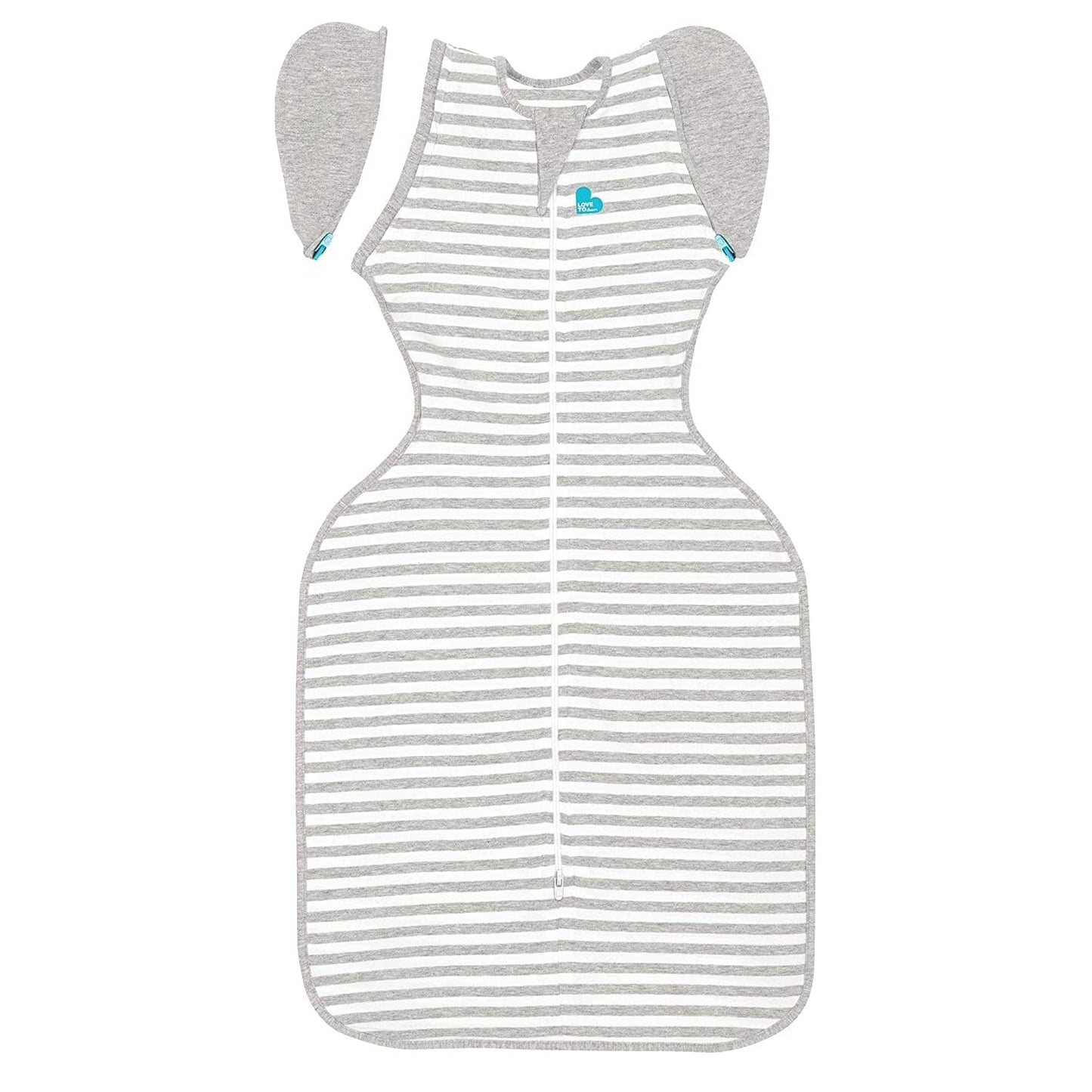 Love To Dream Swaddle UP, Saco para Dormir Bebe de Transición Ideal para el Sueño Cómodo - Saquitos para Dormir Bebe 8.6-10.9 Kg para Climas de 20°C - 24°C - Costal de Algodón Color Gris