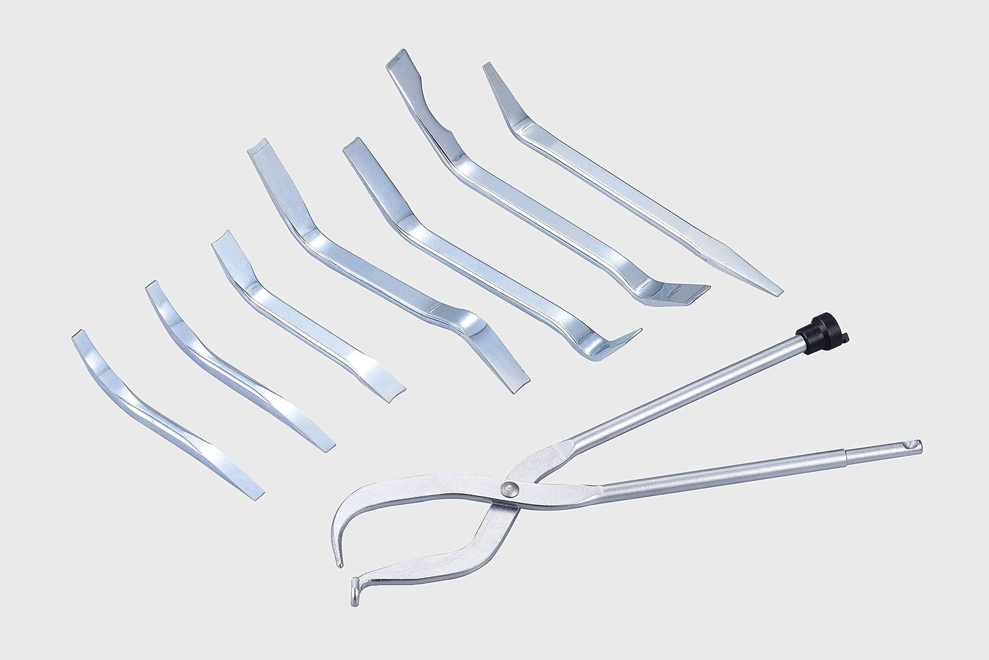 Kauplus Kit de servicio de frenos, juego de herramientas de freno de tambor profesional de 14 piezas con calibre de forro de freno..