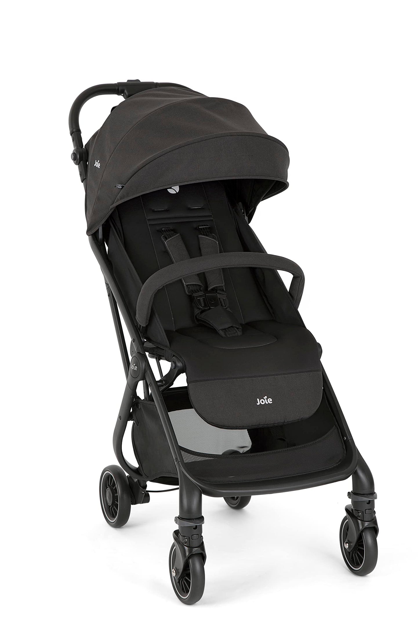 Joie Carriola para Bebe con Silla Ergonomica Tourist | Carriola Moderna para Bebes | Carriola de Baston Ligera Convertible a 2 Posiciones | Carreola con Frenos y Manija Ajustable | Carriola de viaje