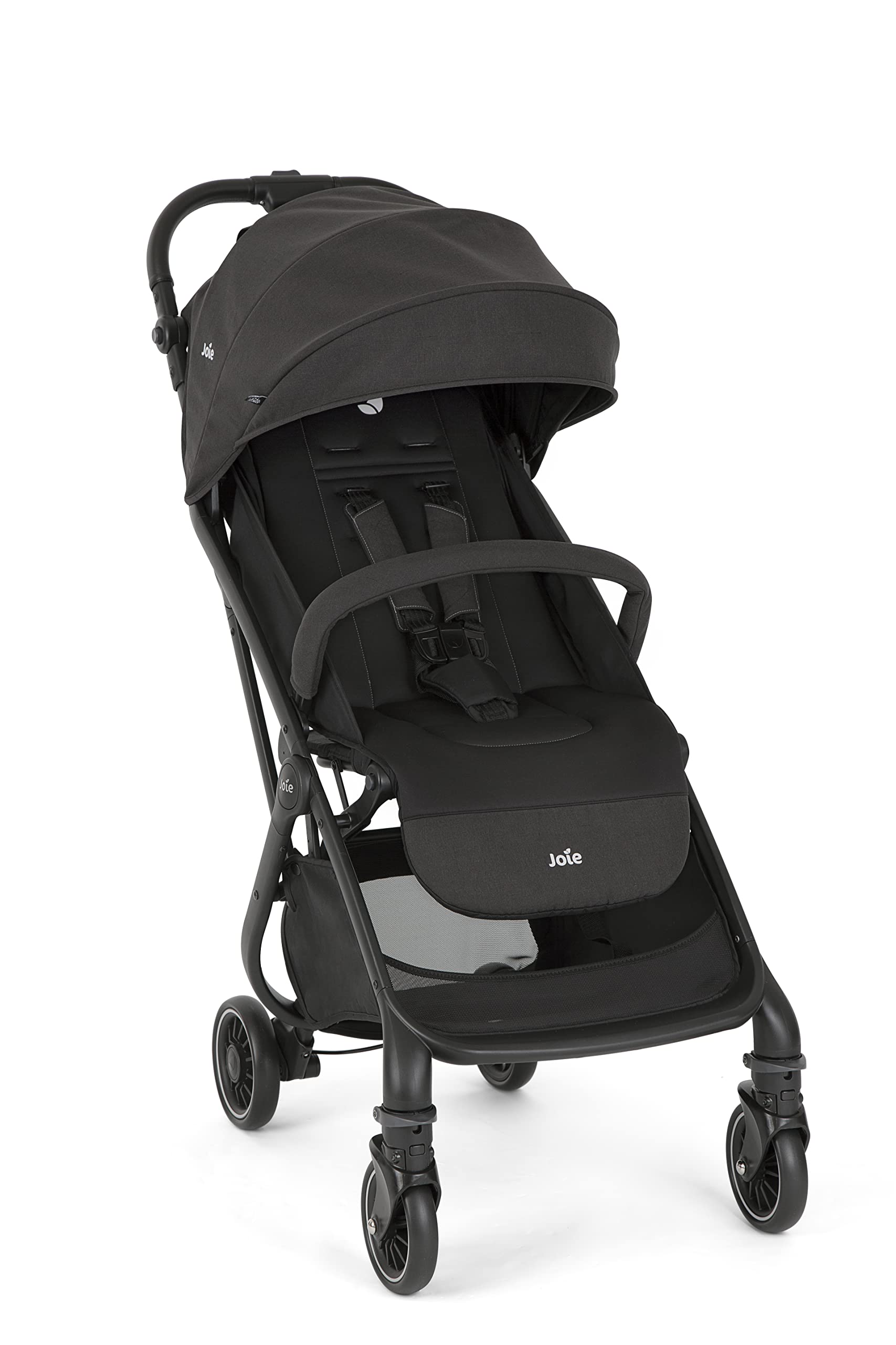 Joie Carriola para Bebe con Silla Ergonomica Tourist | Carriola Moderna para Bebes | Carriola de Baston Ligera Convertible a 2 Posiciones | Carreola con Frenos y Manija Ajustable | Carriola de viaje